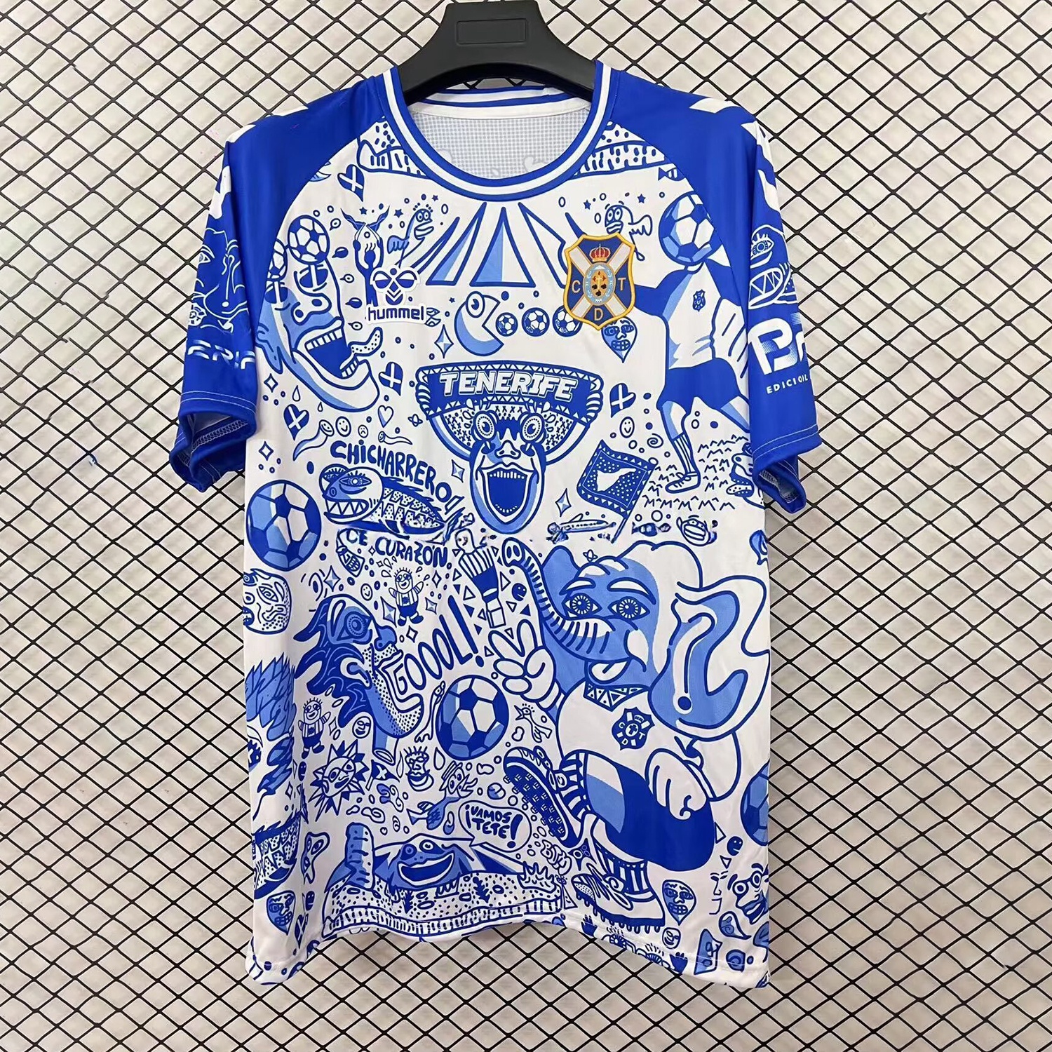 Tenerife 25-26 Blue Graffiti Special Edition Jersey - Fans Version - ManixJersey