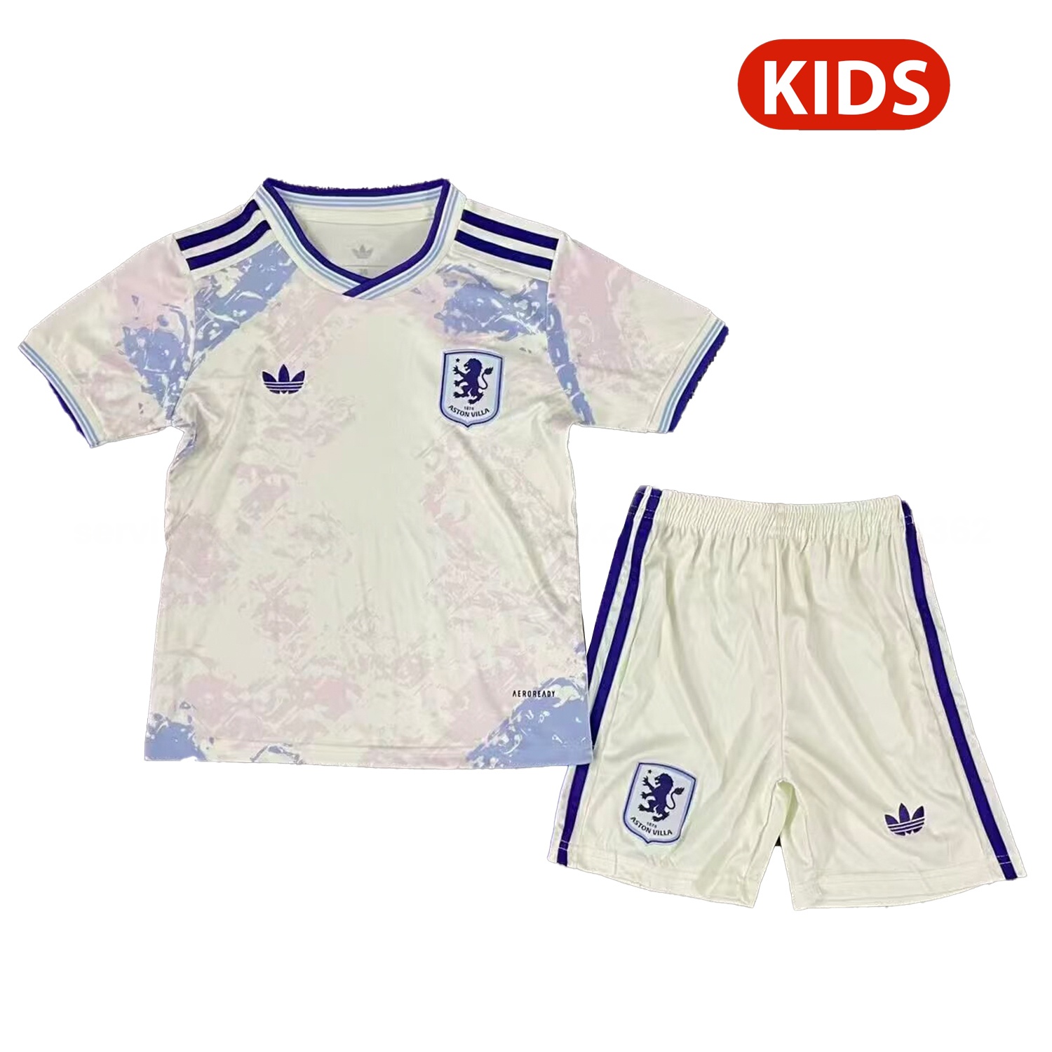 Aston Villa 25-26 Third Unsponsored Kids Kit - ManixJersey