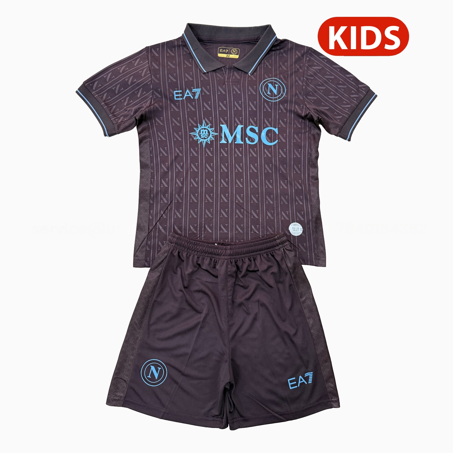 Napoli 25-26 Third Kids Kit - ManixJersey