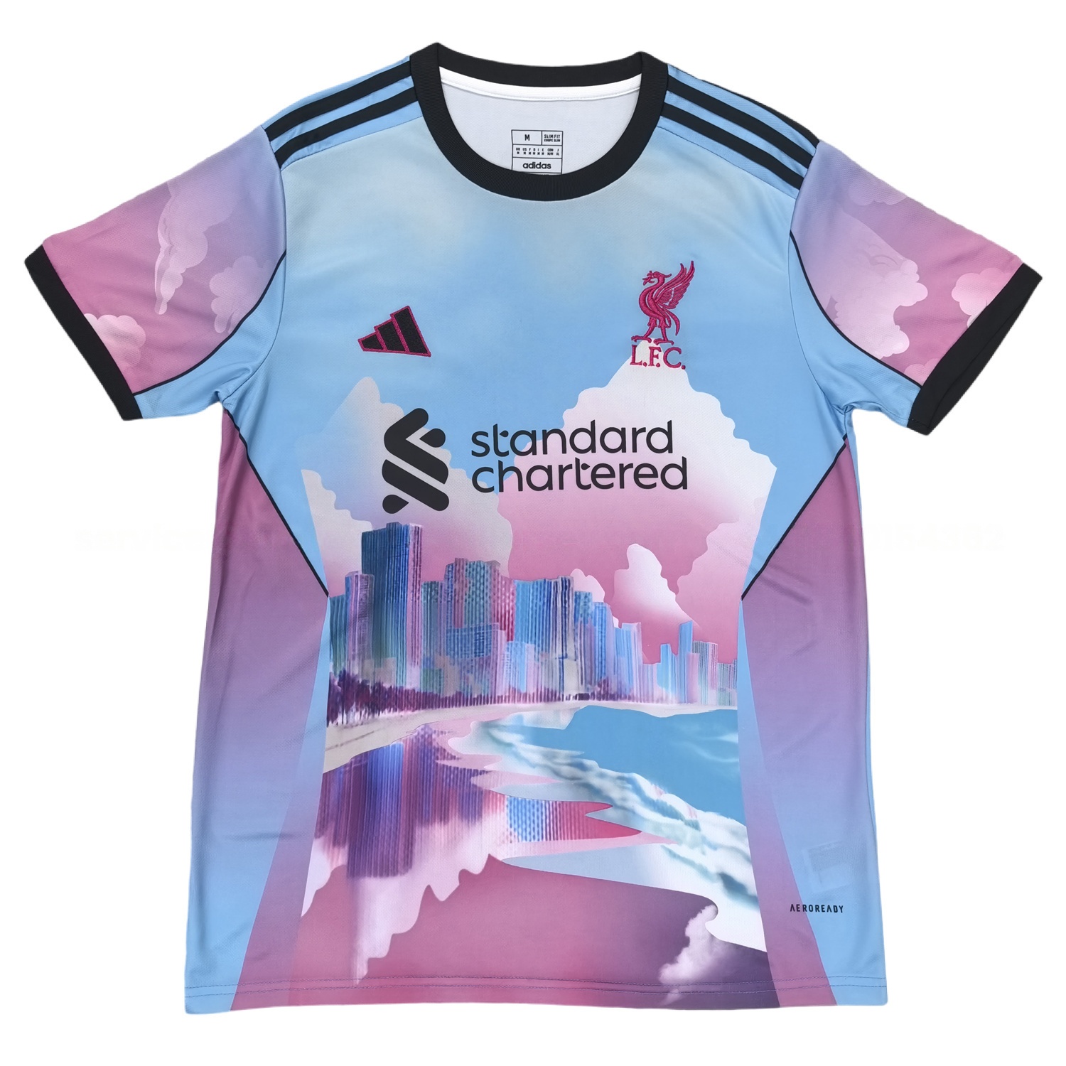 Liver.pool 25-26 Pink And Blue City Special Jersey - Fans Version - ManixJersey