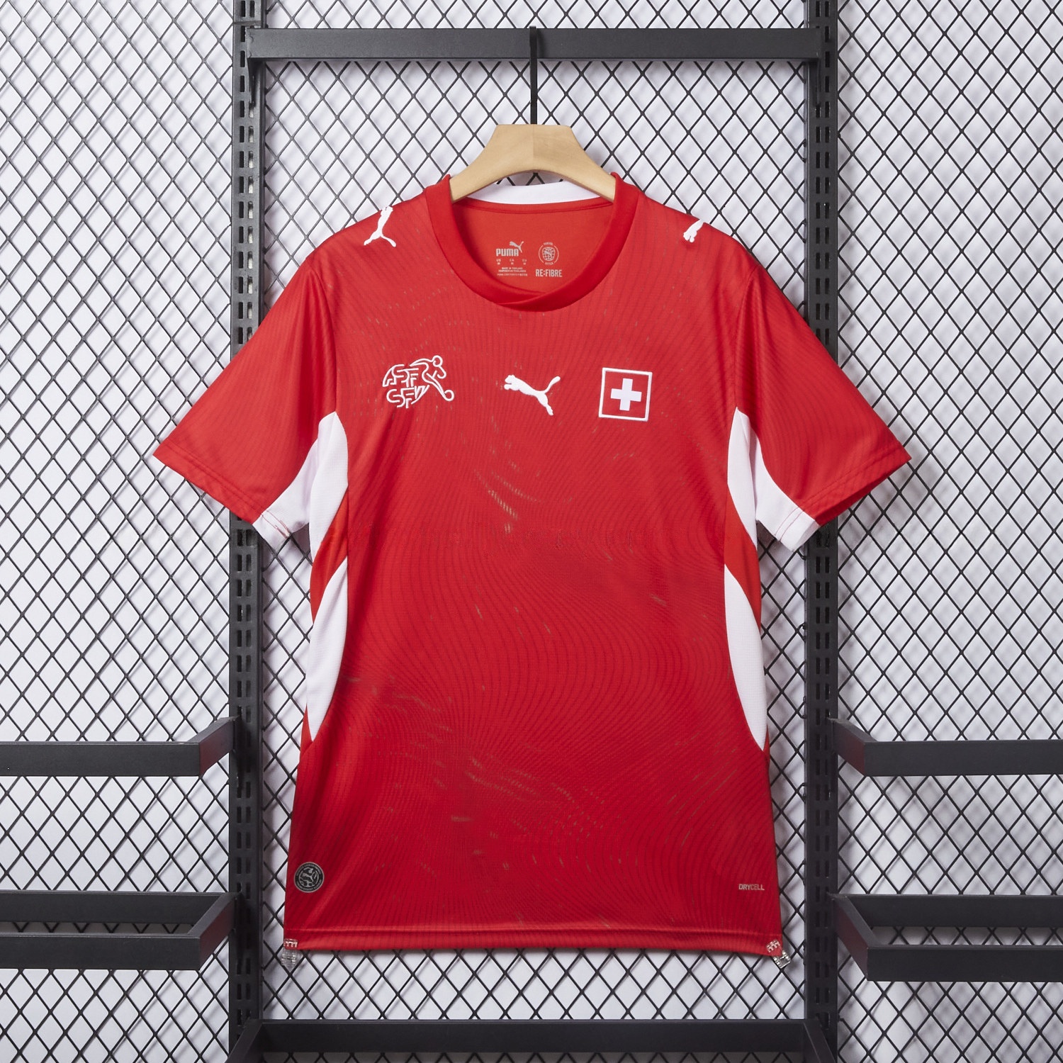 Switzerland 25-26 Home (Informal-release Version) Red Jersey - Fans Version - ManixJersey
