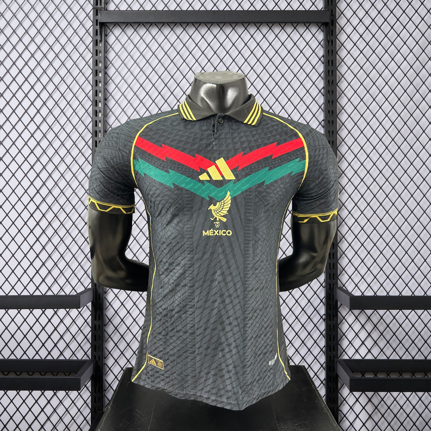 Mexico 25-26 Red And Green Chest Lines Special Jersey - Player Version - ManixJersey