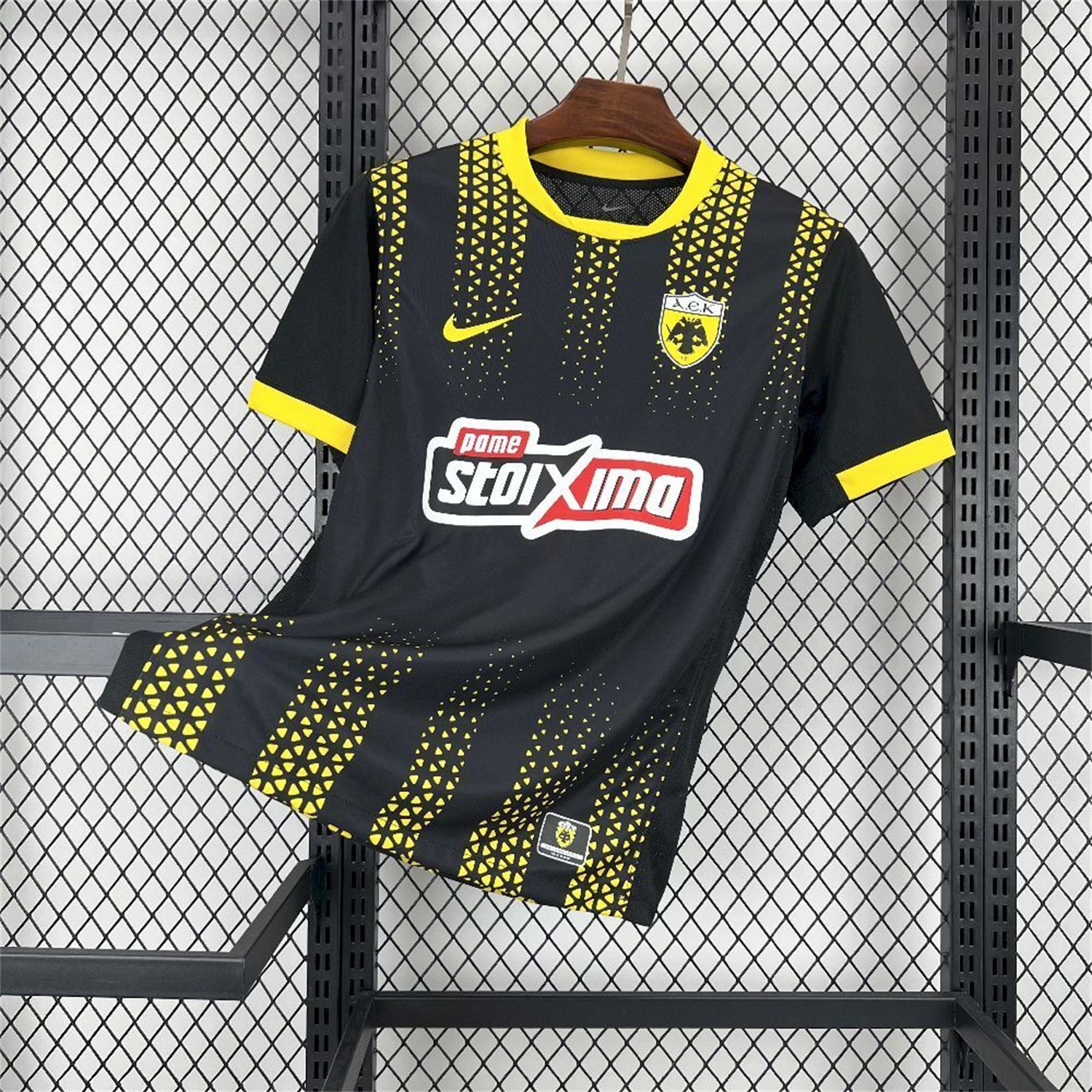 AEK Athens 25-26 Away Black Jersey - Fans Version - ManixJersey