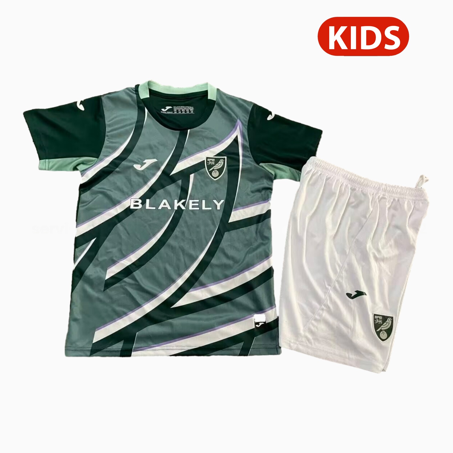 Norwich City 25-26 Away Kids Kit - ManixJersey
