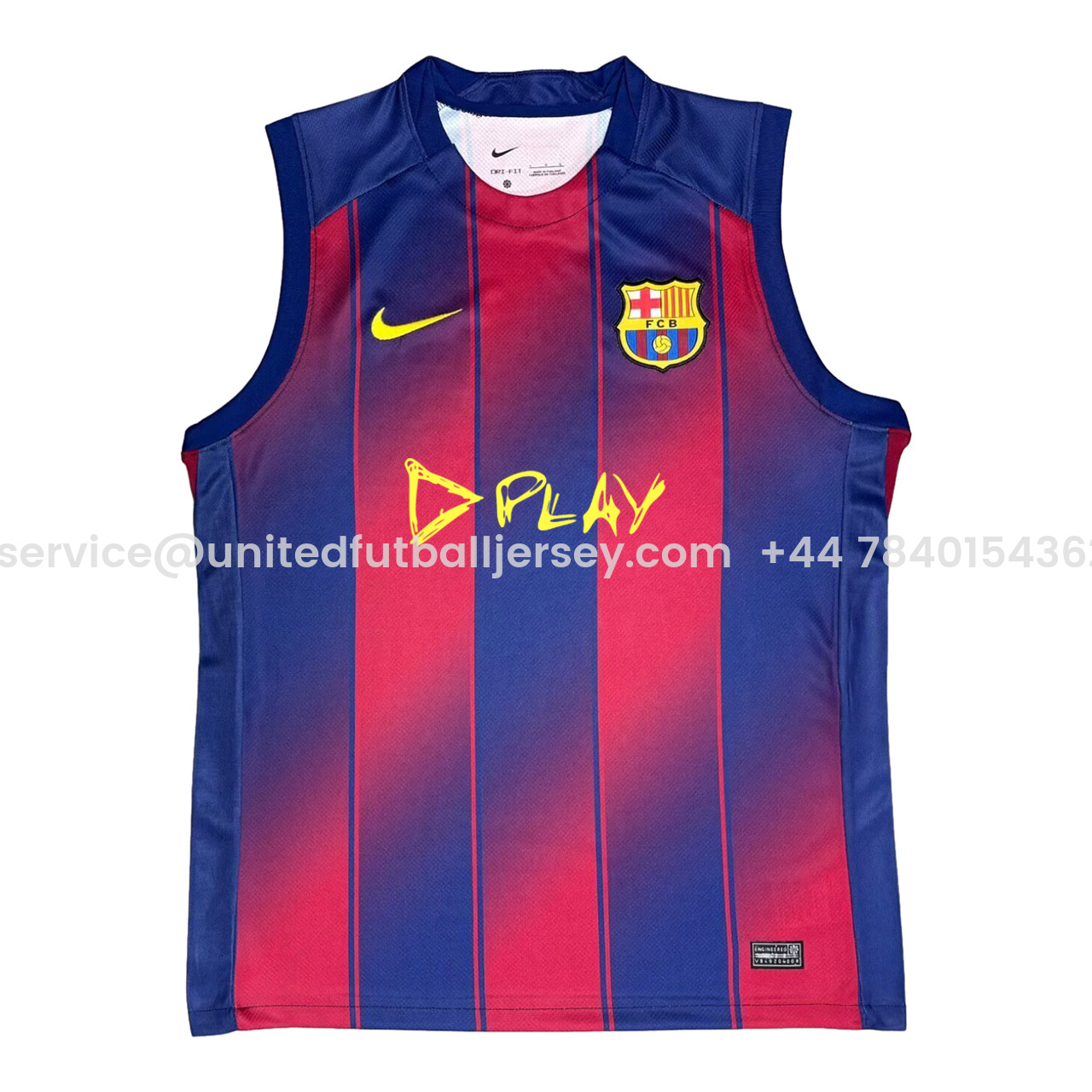 Barcelona 25-26 Ed Sheeran Home Special Vest - ManixJersey