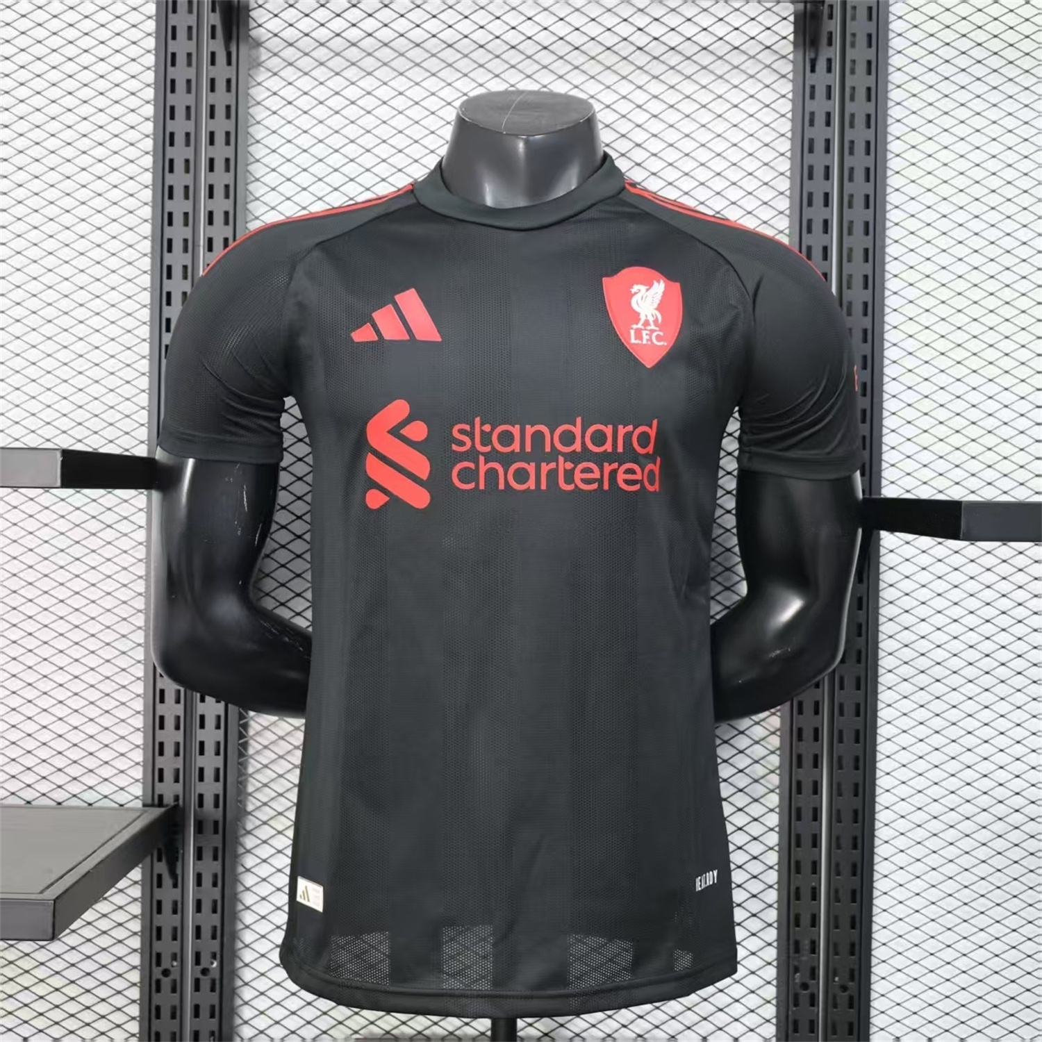 Liver.pool 25-26 Black Special Whit Red Sponsor Jersey - Player Version - ManixJersey