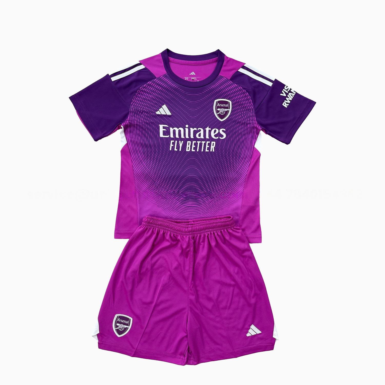 Arsenal 25-26 Purple Goalkeeper Men's Adult Jersey Set - Fans Version - ManixJersey
