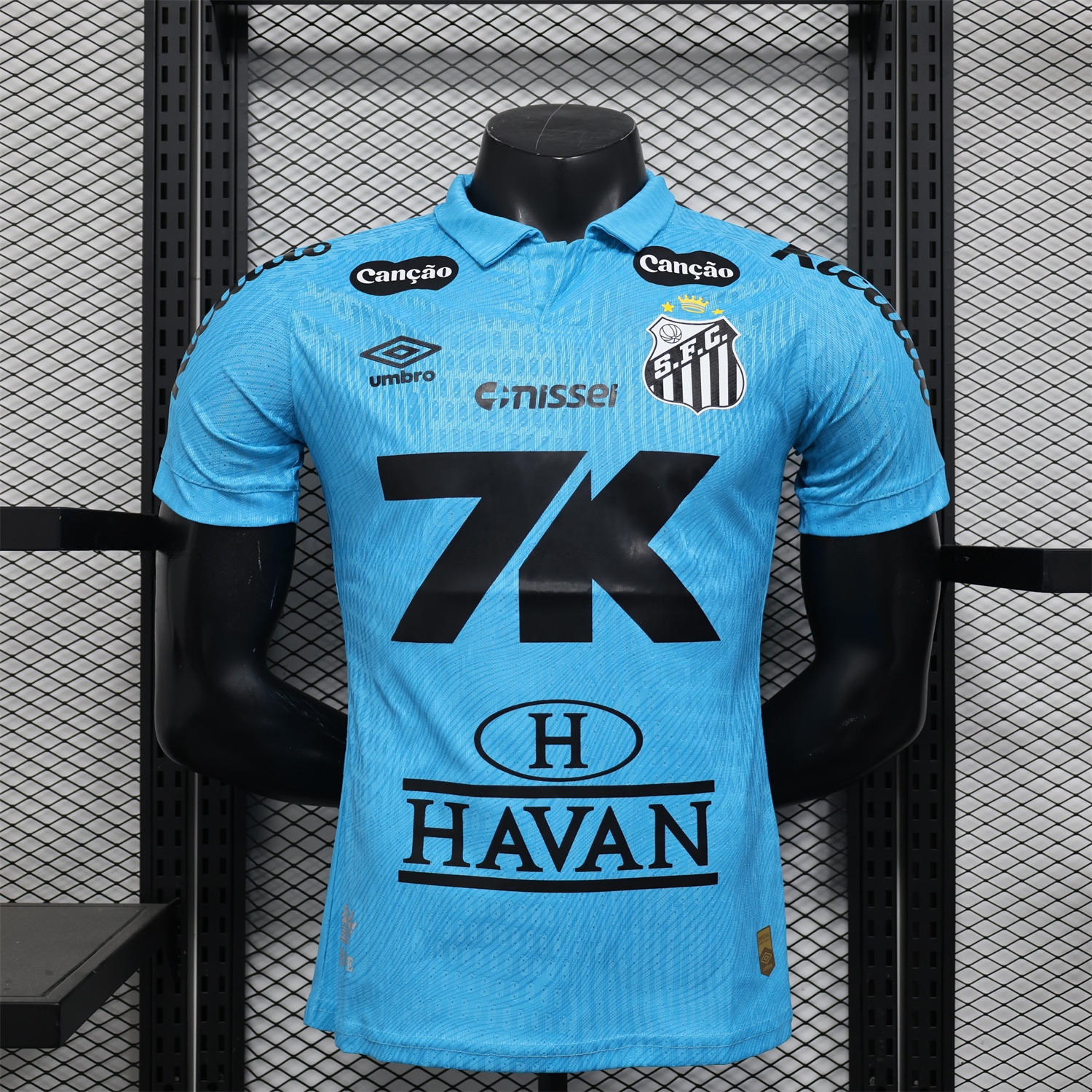 Santos 25-26 Third Blue Jersey - Play Version - ManixJersey