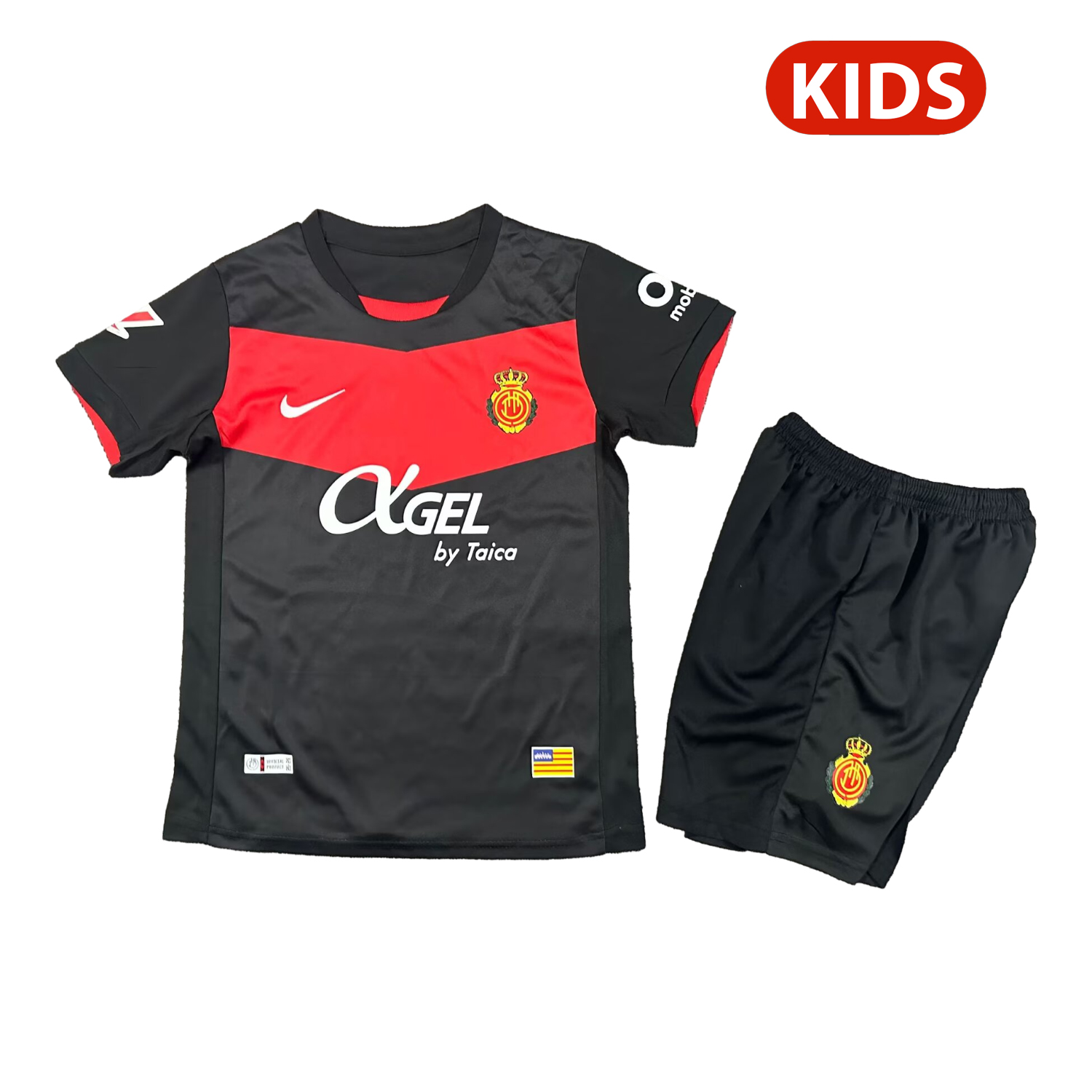 Mallorca 25-26 Third Black Kids Kit - ManixJersey