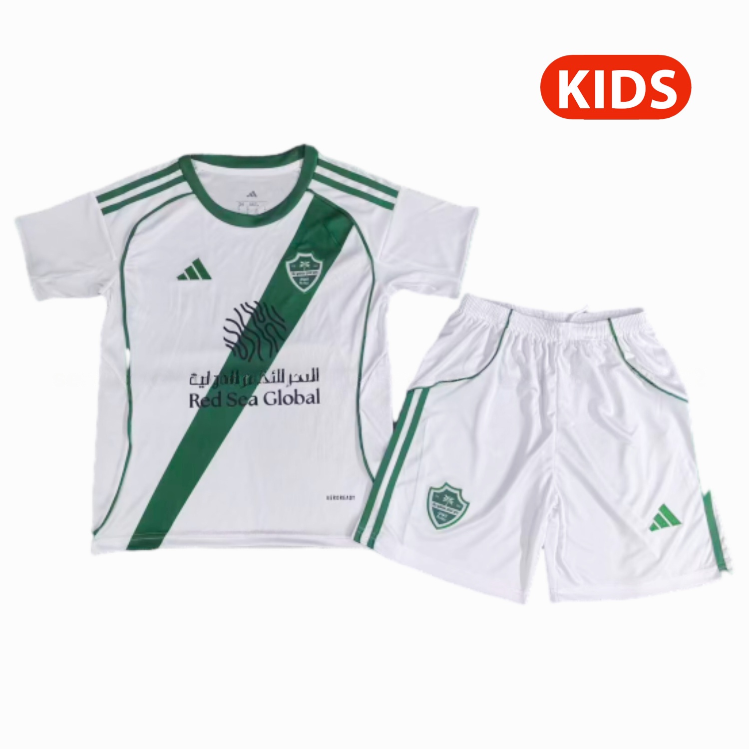 Al-Ahli SFC Jeddah Nationals 25-26 Home Kids Kit - ManixJersey