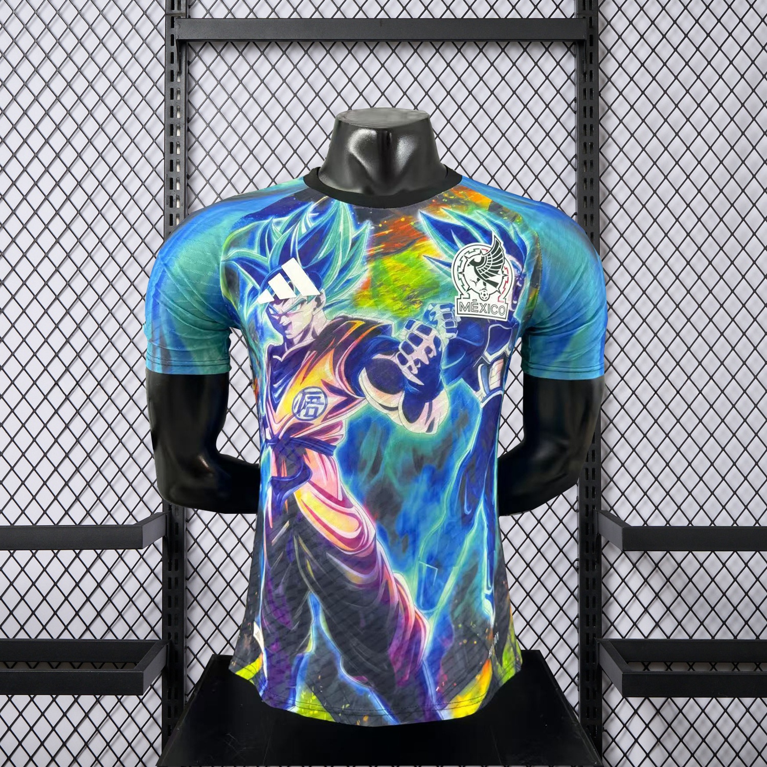 Mexico 25-26 Dragon Ball Goku And Bejita Special Jersey - Player Version - ManixJersey