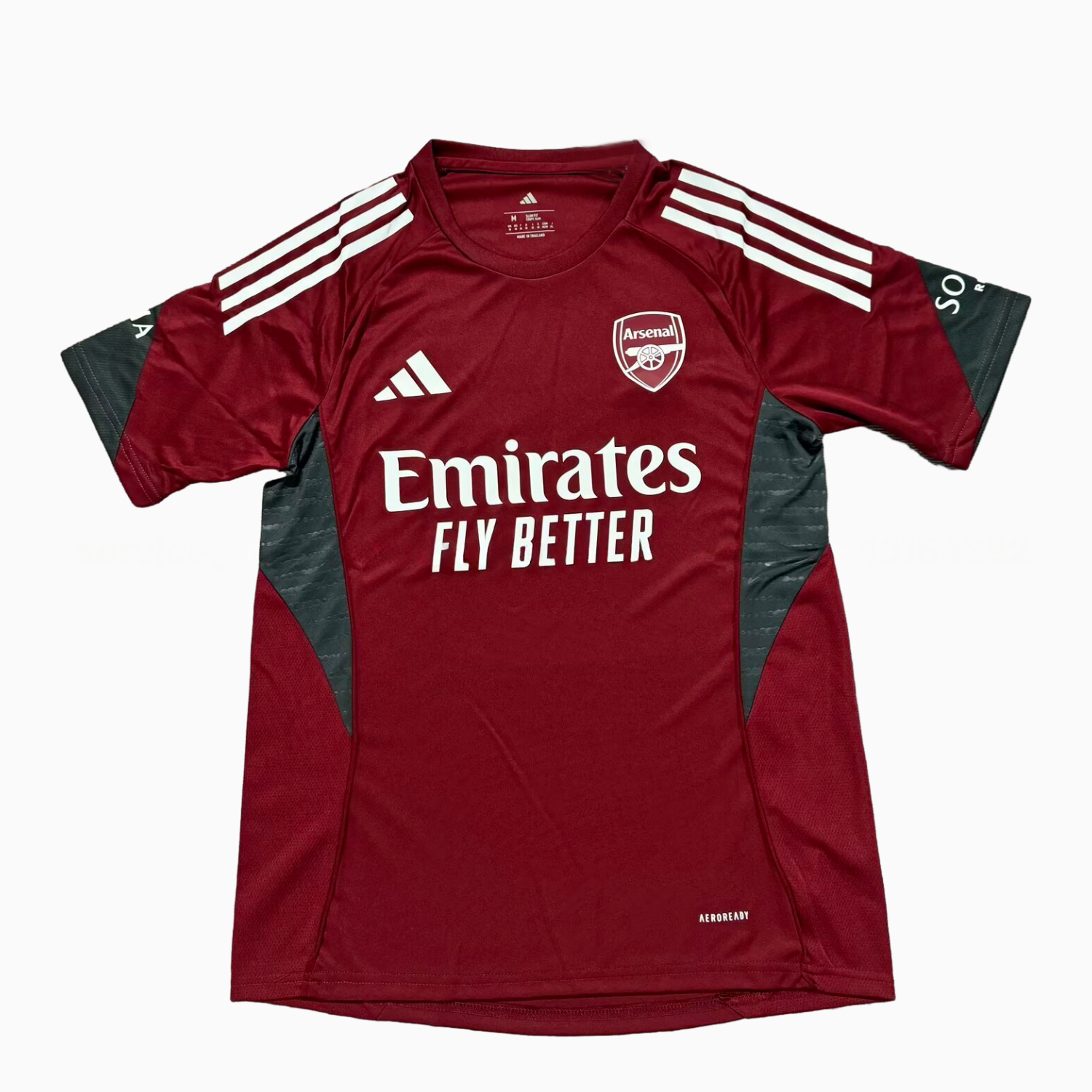 Arsenal 25-26 Wine Red Training Jersey - Fans Version - ManixJersey