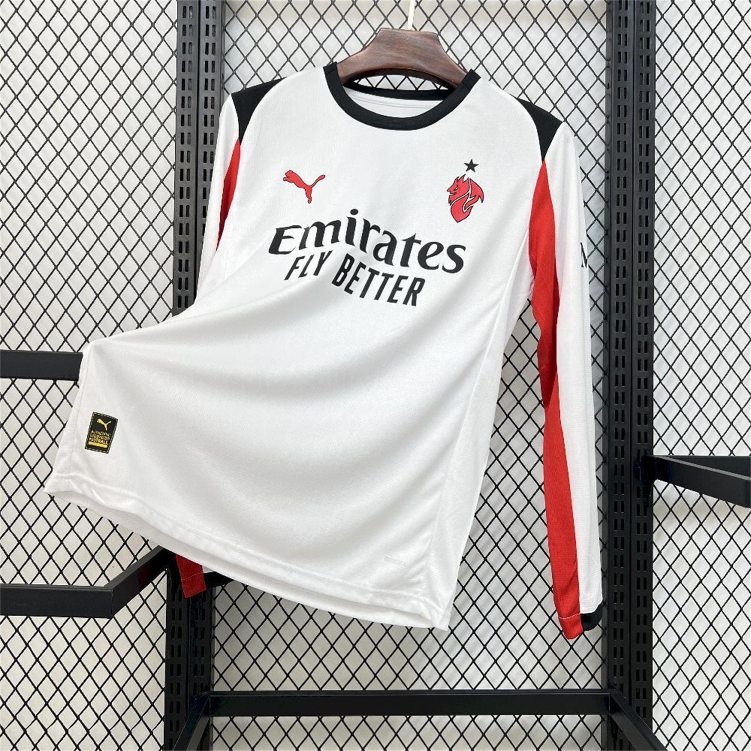 AC Milan 25-26 Away White Long Sleeves Jersey - Fans Version - ManixJersey