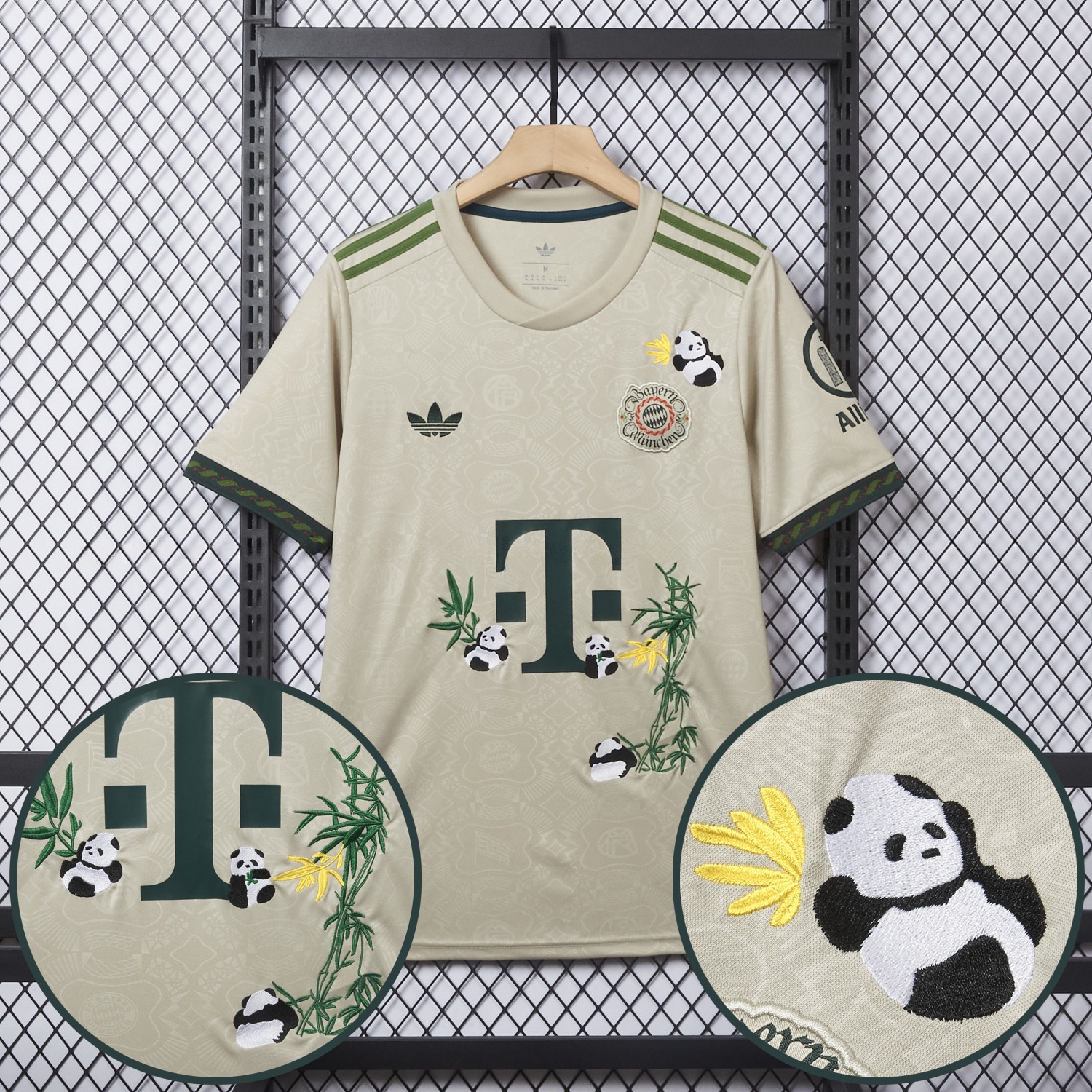 【Panda Bamboo Embroidered Version】Bayern Munich 25-26 Oktoberfest Jersey - Fans Version - ManixJersey