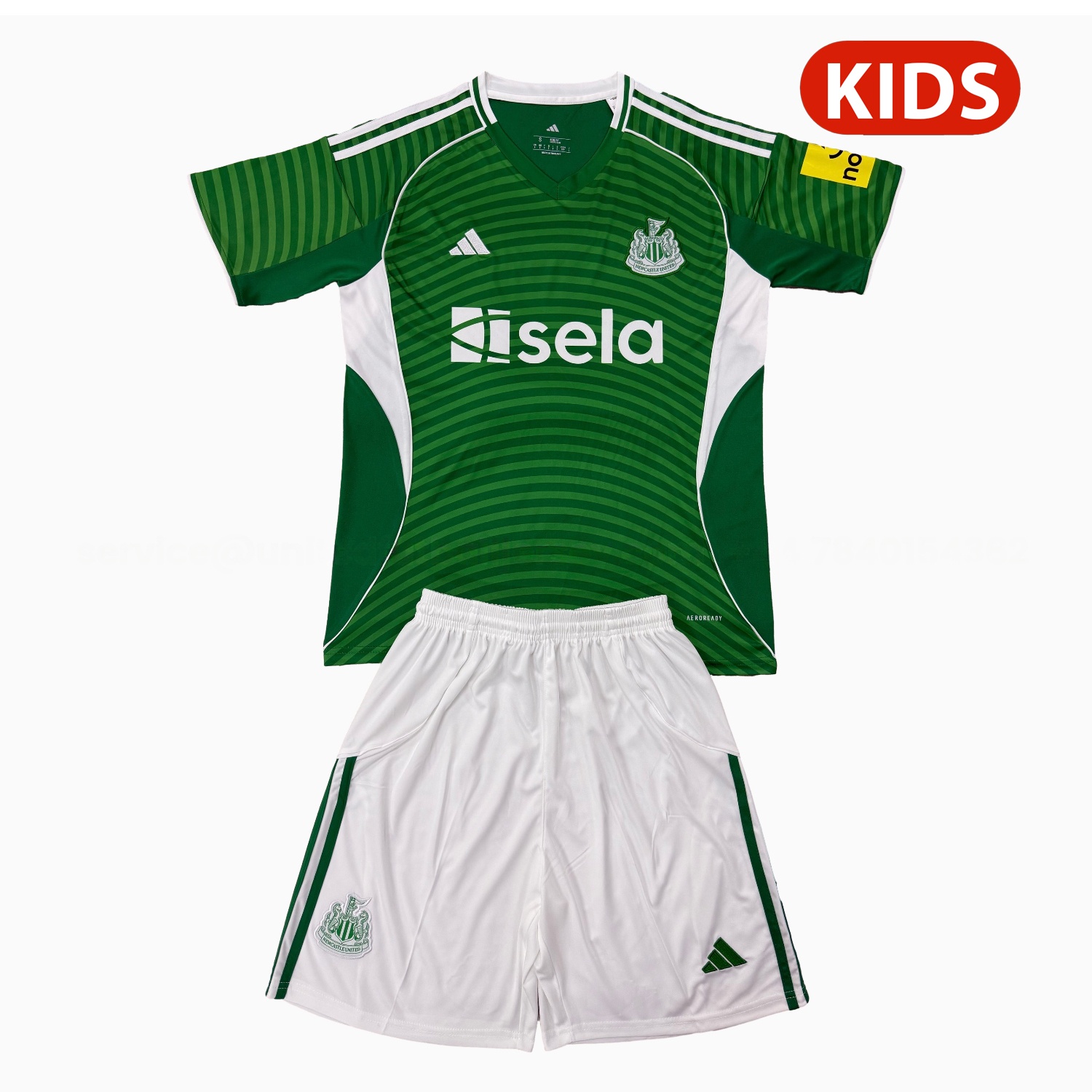 Newcastle United 25-26 Away Kids Kit - ManixJersey