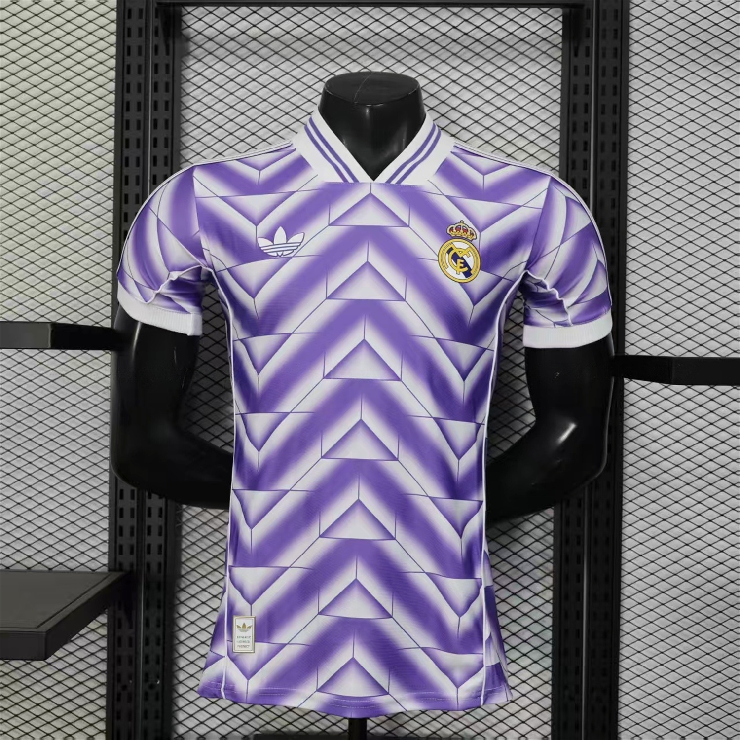 Real Madrid 25-26 Refracted Purple Light White Special Jersey - Player Version - ManixJersey