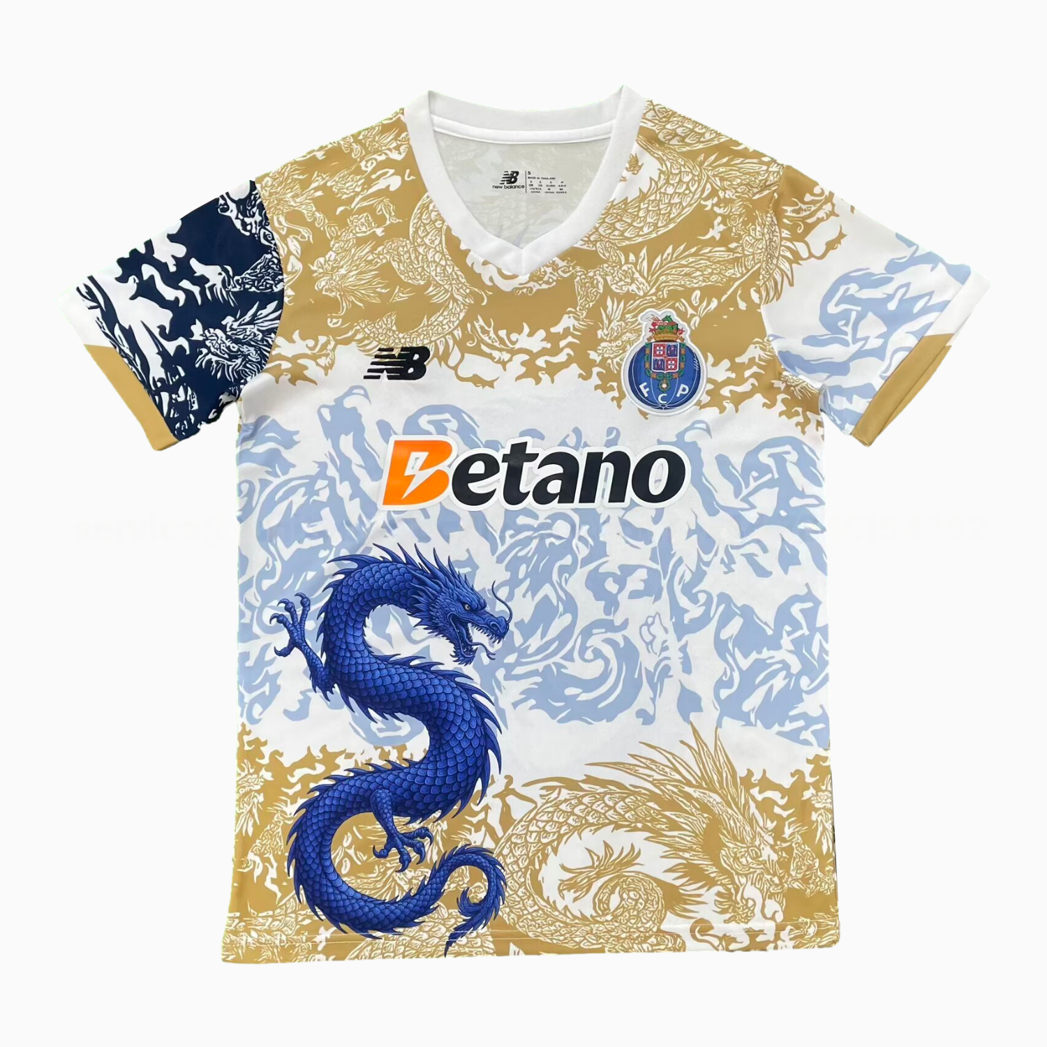 Porto 25-26 Blue Dragon Yellow And White Jersey - Fans Version - ManixJersey