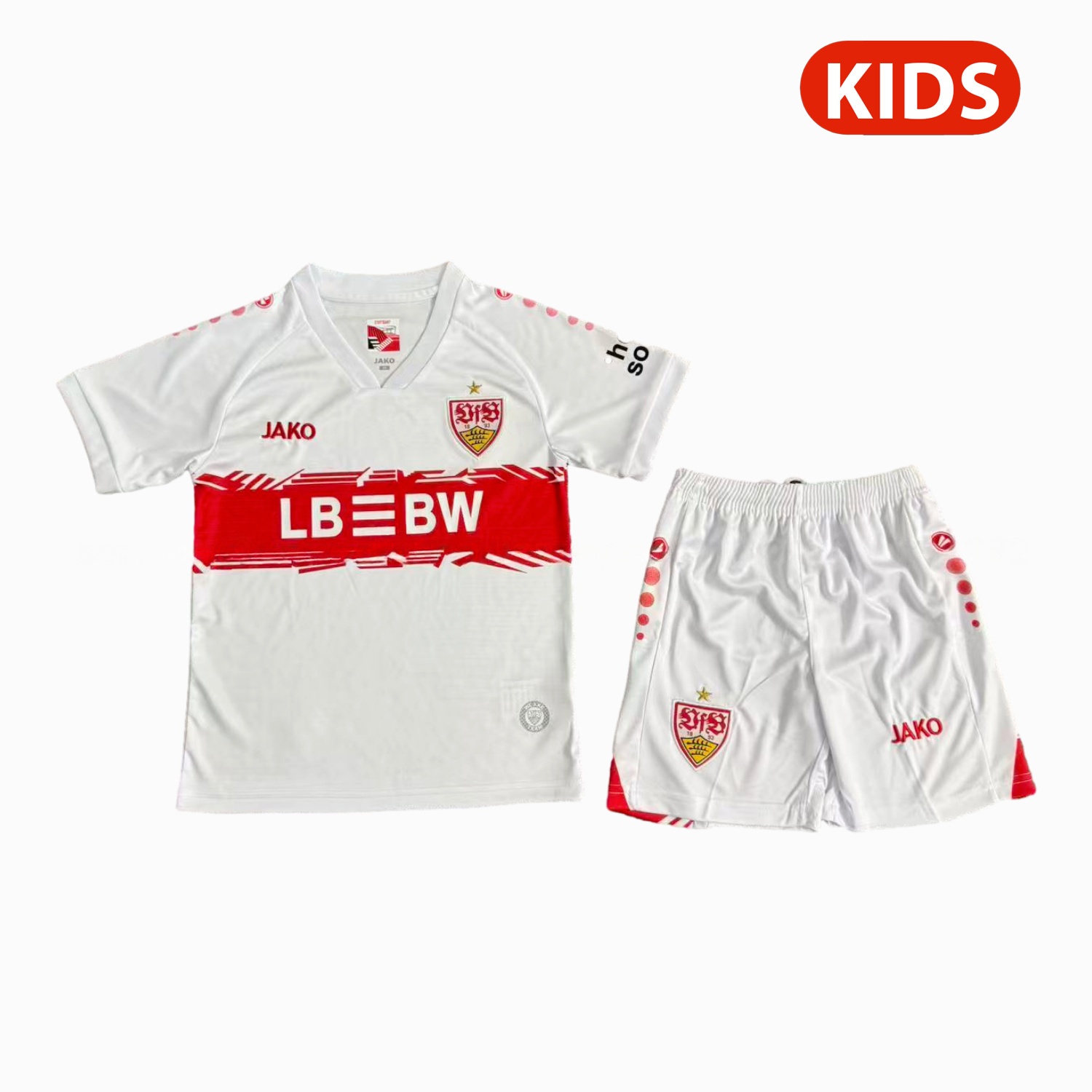 VfB Stuttgart 25-26 Home Kids Kit - ManixJersey