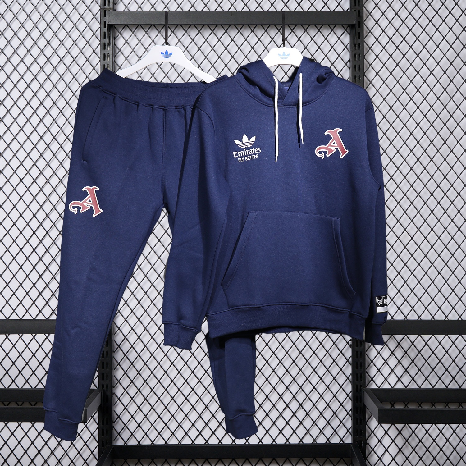 Arsenal 25-26 Pure Color Training Set - Dark Blue Top and Dark Blue Pants - ManixJersey