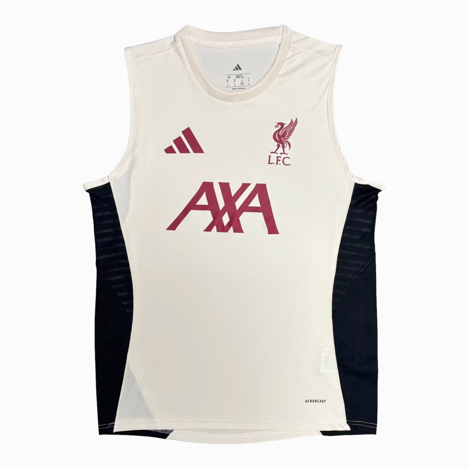 Liver.pool 25-26 White Training Vest - Fans Version - ManixJersey