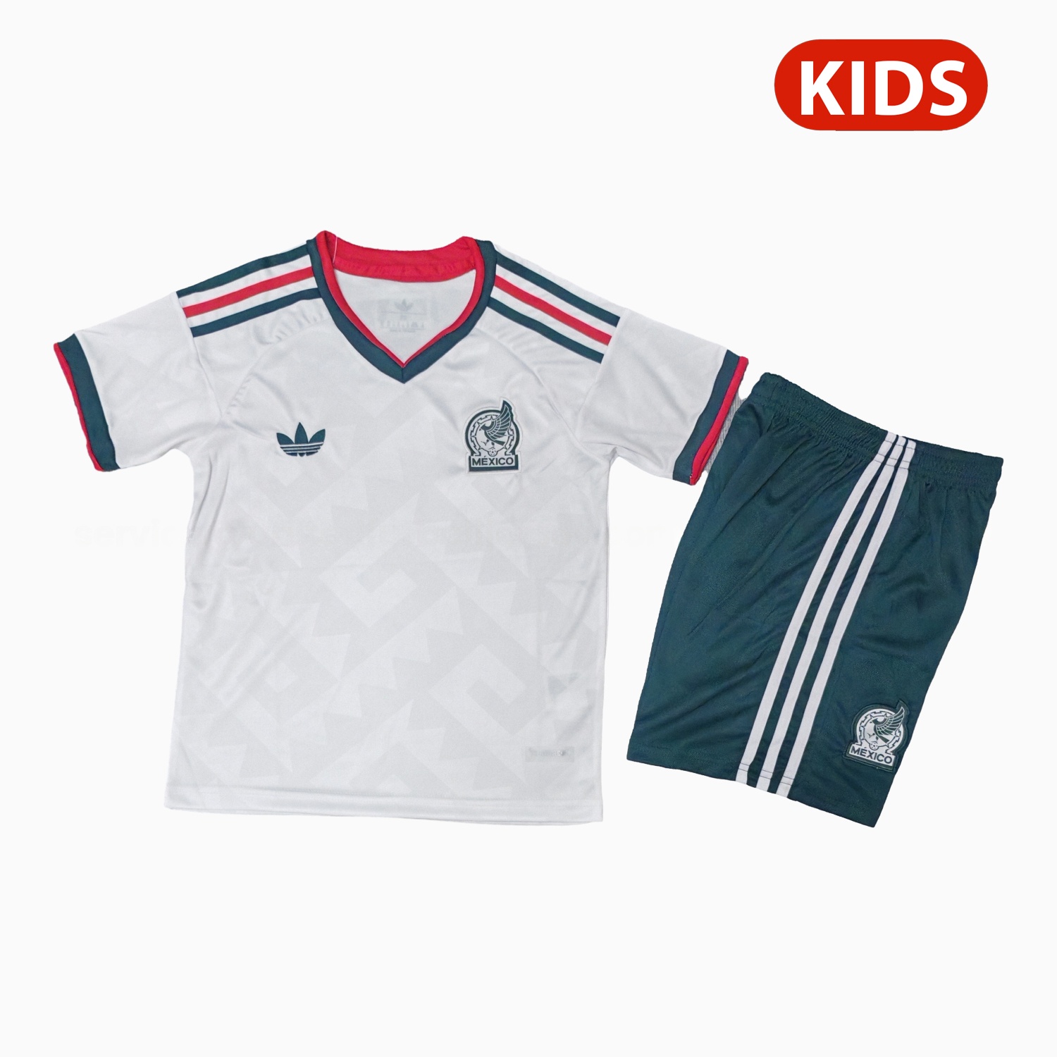 Mexico 25-26 Away (Informal-release Version) Kids Kit - ManixJersey