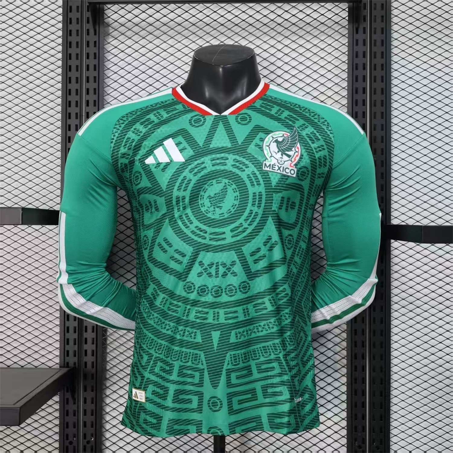 Mexico 25-26 Home Long Sleeves Jersey (Leaked Version) - Player Version - ManixJersey