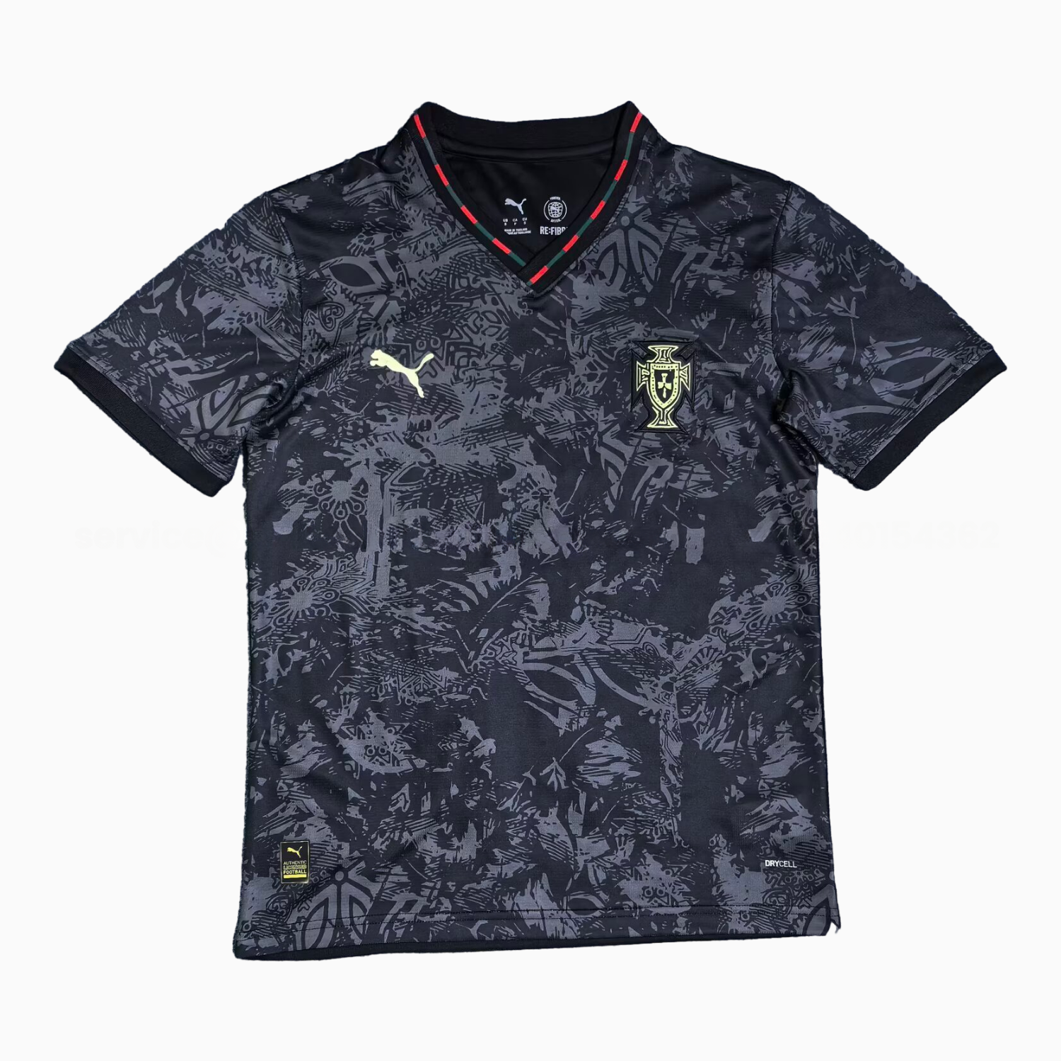 Portugal 2026 Grey And Black Special Jersey - Fans Version - ManixJersey