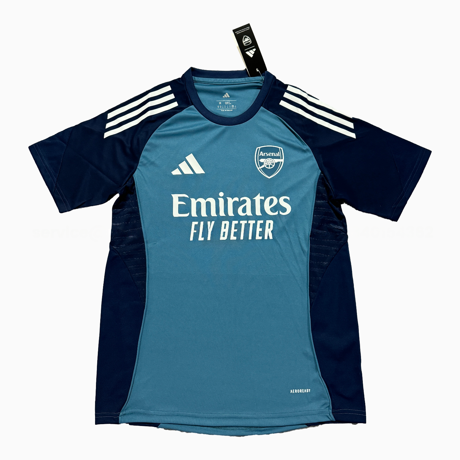Arsenal 25-26 Blue Grey Training Jersey - Fans Version - ManixJersey