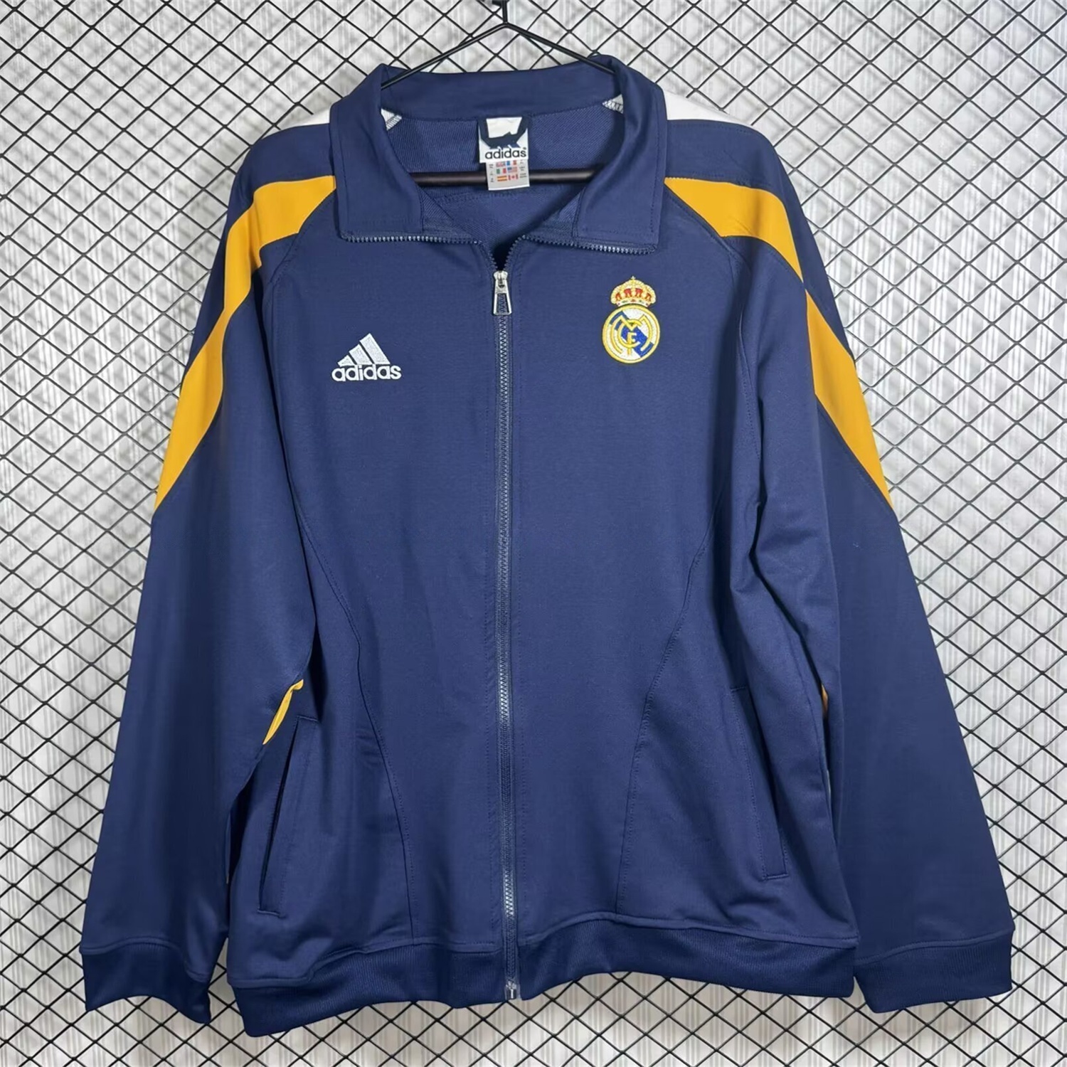 Real Madrid 25-26 Windbreaker Jacket - Blue And Yellow - ManixJersey