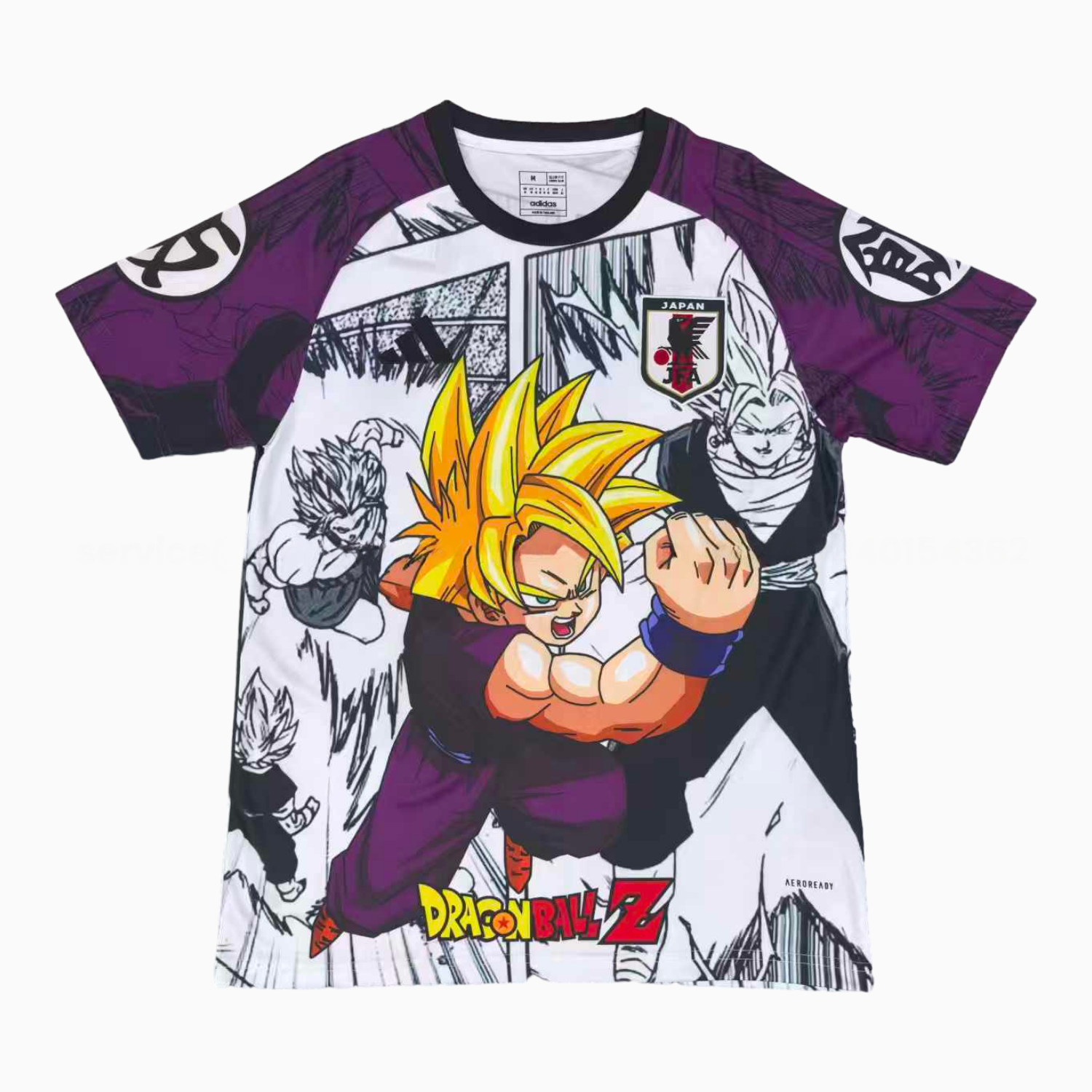 Japan 25-26 Gold Hair Trunks Special Jersey - Fans Version - ManixJersey