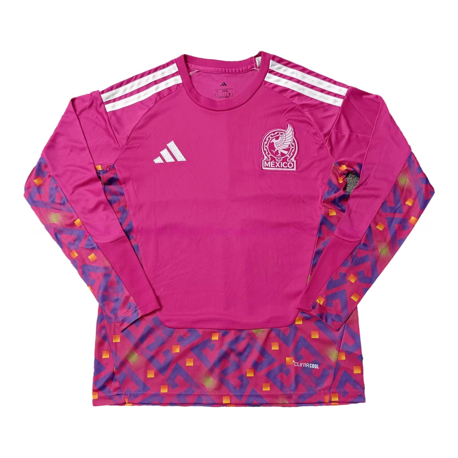 Mexico 2026 Pink Goalkeeper Long Sleeves Jersey - Fans Version - ManixJersey
