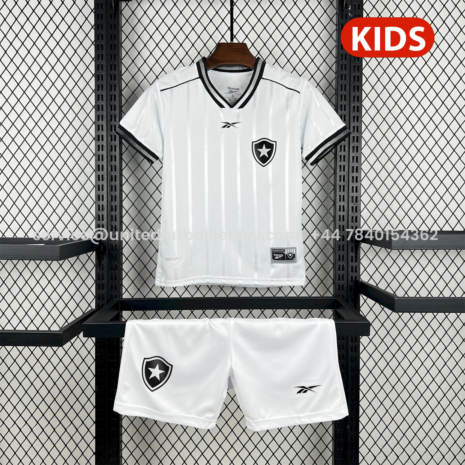 Botafogo 25-26 Third Unsponsored Kids Kit - ManixJersey