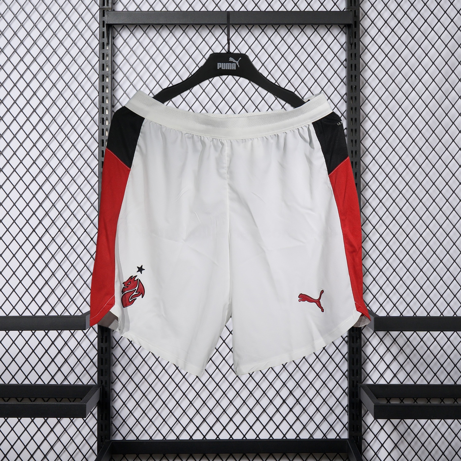 AC Milan 25-26 Away White Shorts - Player Version - ManixJersey