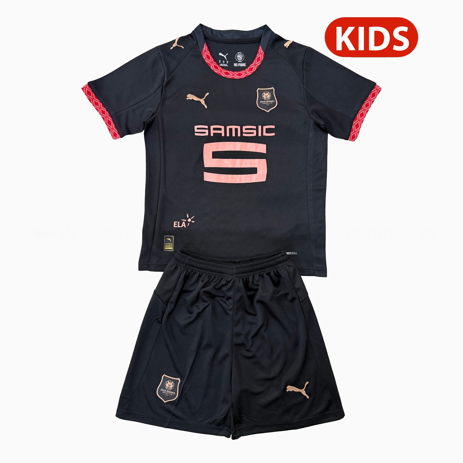 Stade Rennais 25-26 Third Kids Kit - ManixJersey