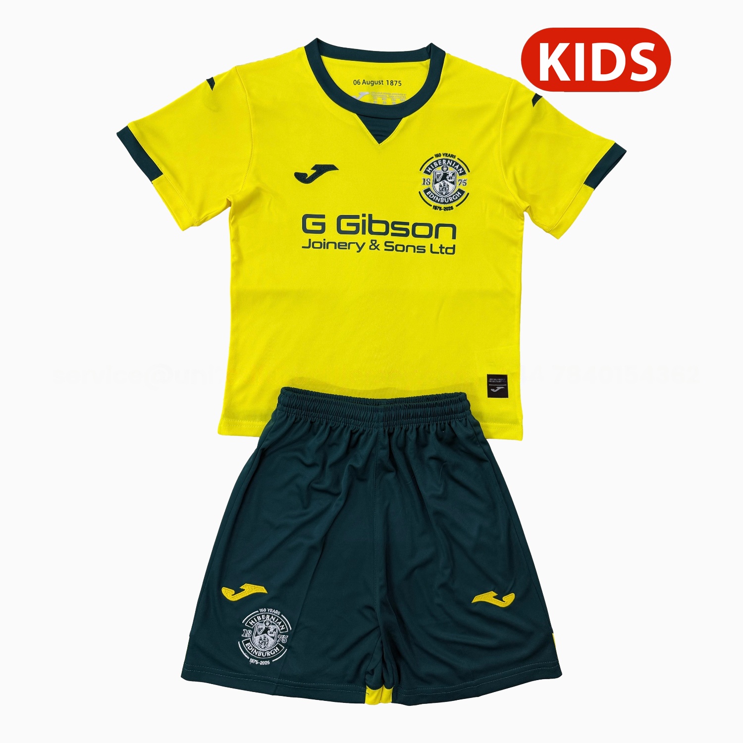 Hibernian 25-26 Away Kids Kit - ManixJersey