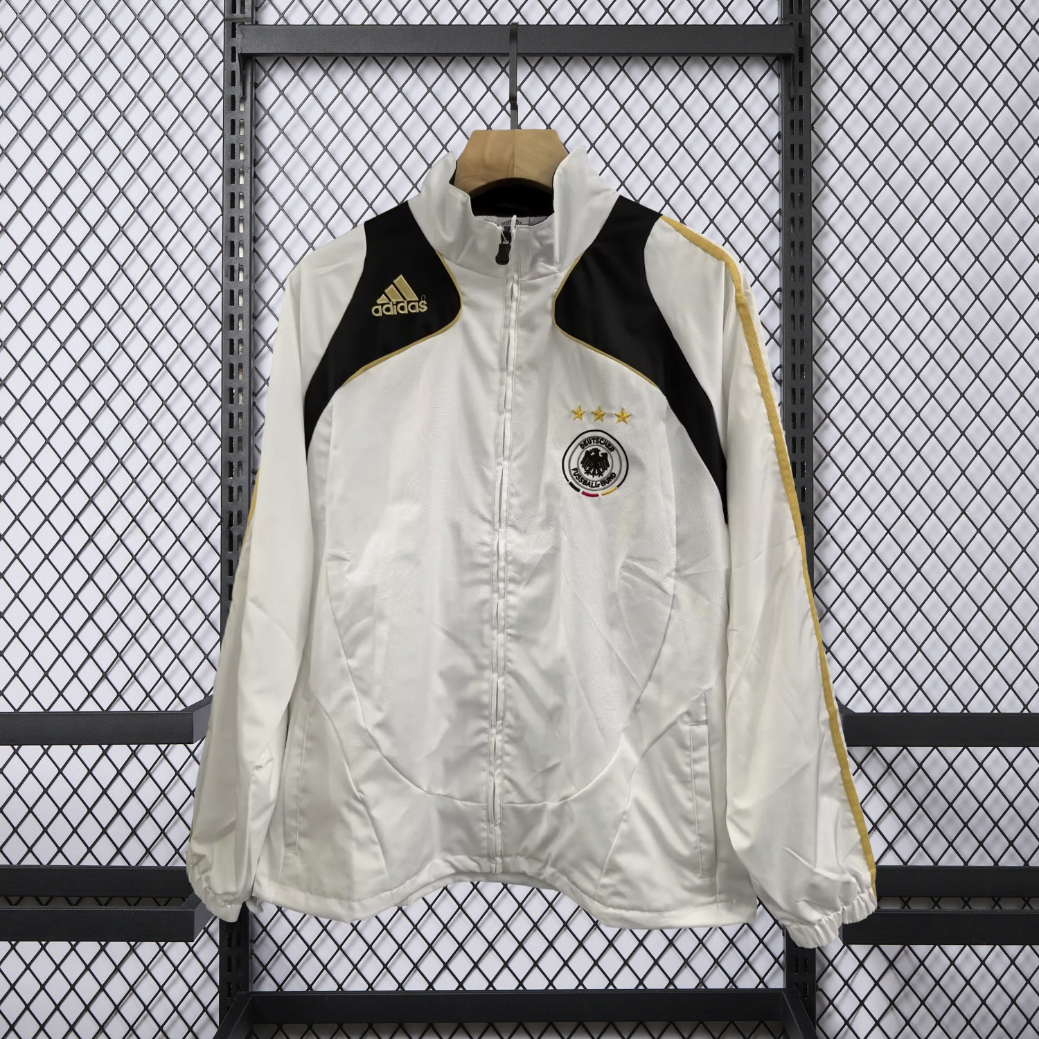 Retro Germany 2006 White Windbreaker - ManixJersey