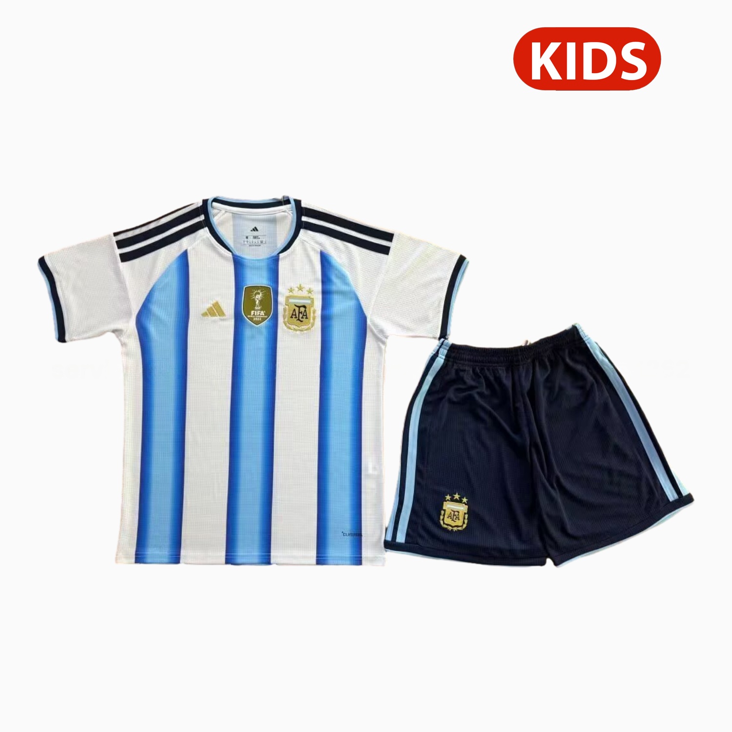Argentina 2026 Home Kids Kit - With Chest Patch - ManixJersey