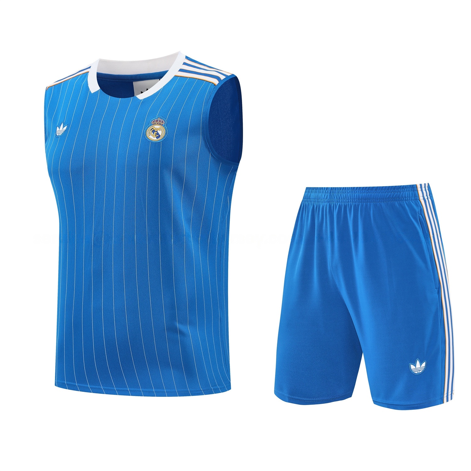 Real Madrid 25-26 Vest Training Set - Blue Vest & Blue Shorts - ManixJersey