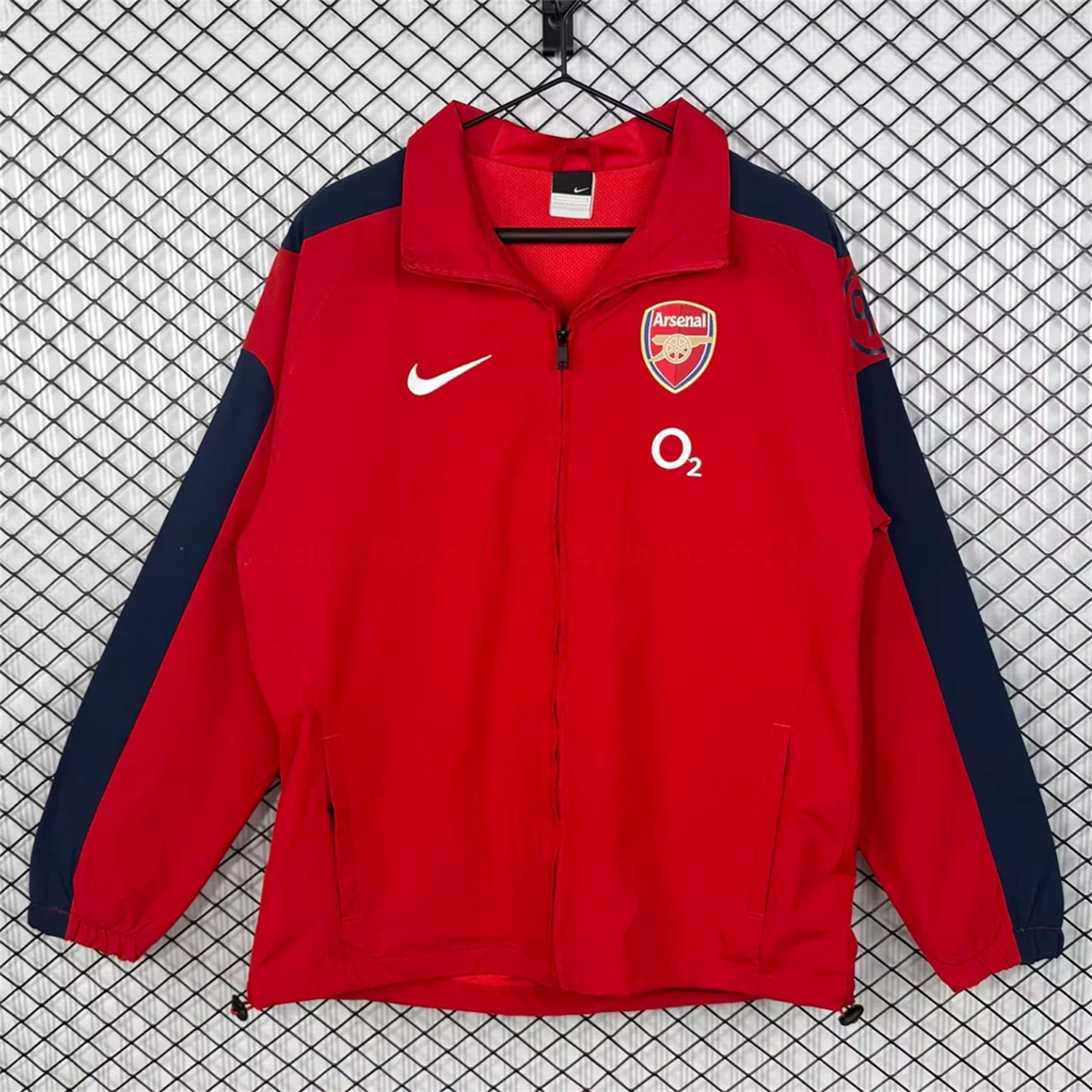 Retro Arsenal 2004-05 Home Windbreaker Jacket - Red - ManixJersey