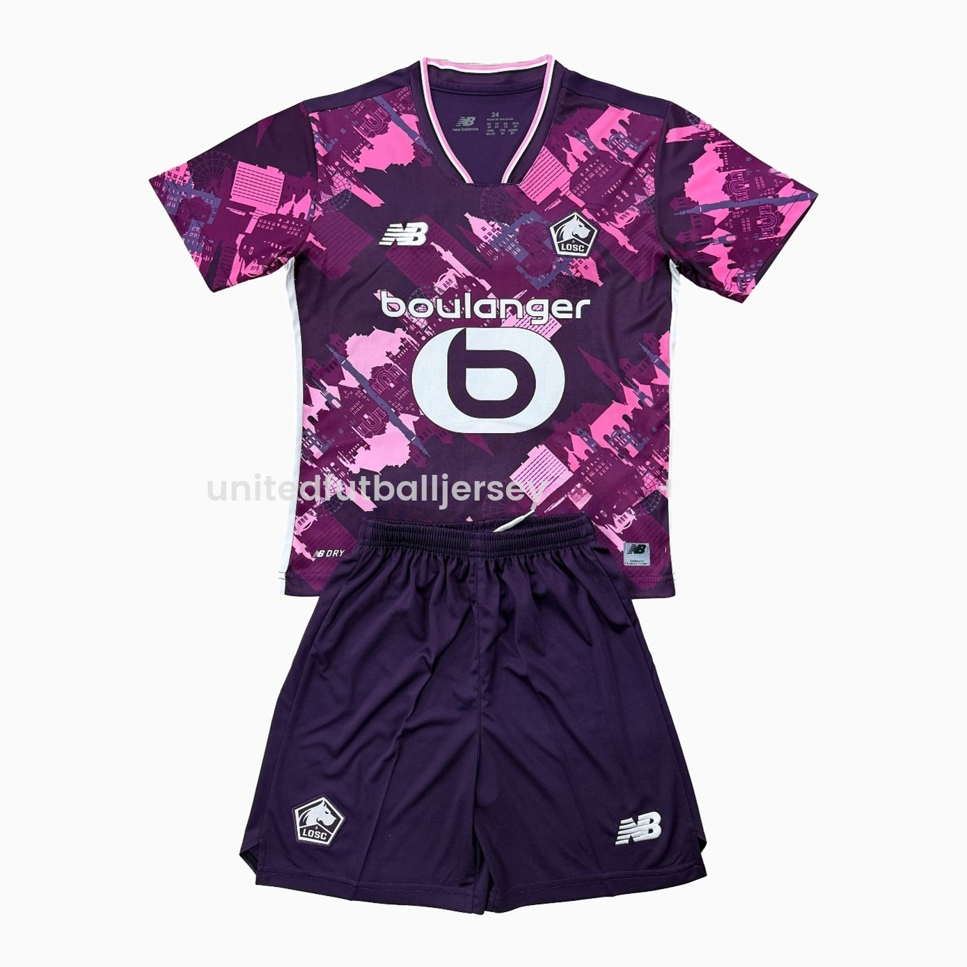 Lille 25-26 Fourth Men's Adult Jersey Set - Fans Version - ManixJersey