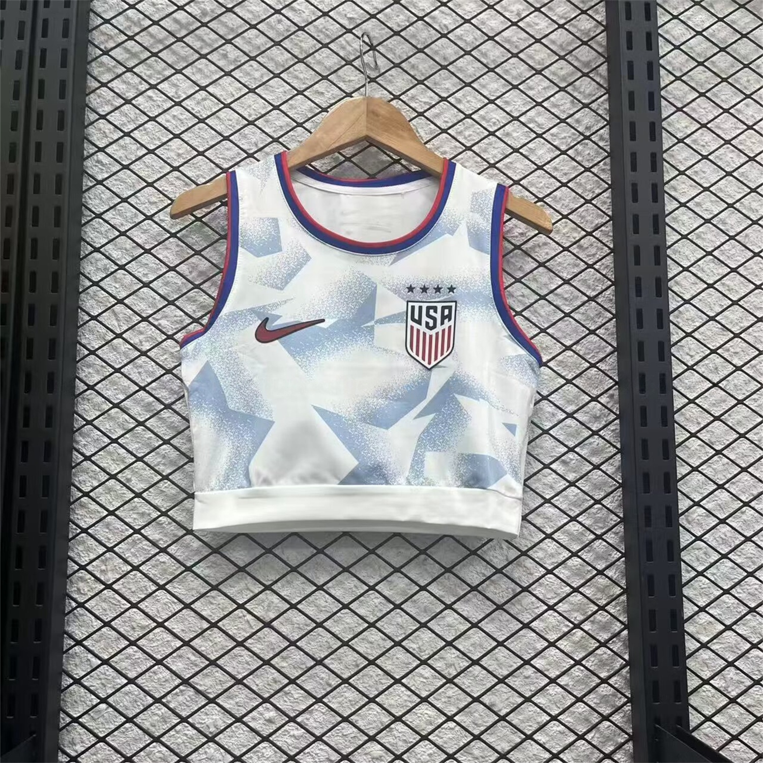 Women's United States USA 25-26 Women's Team Home Yoga Vest - ManixJersey