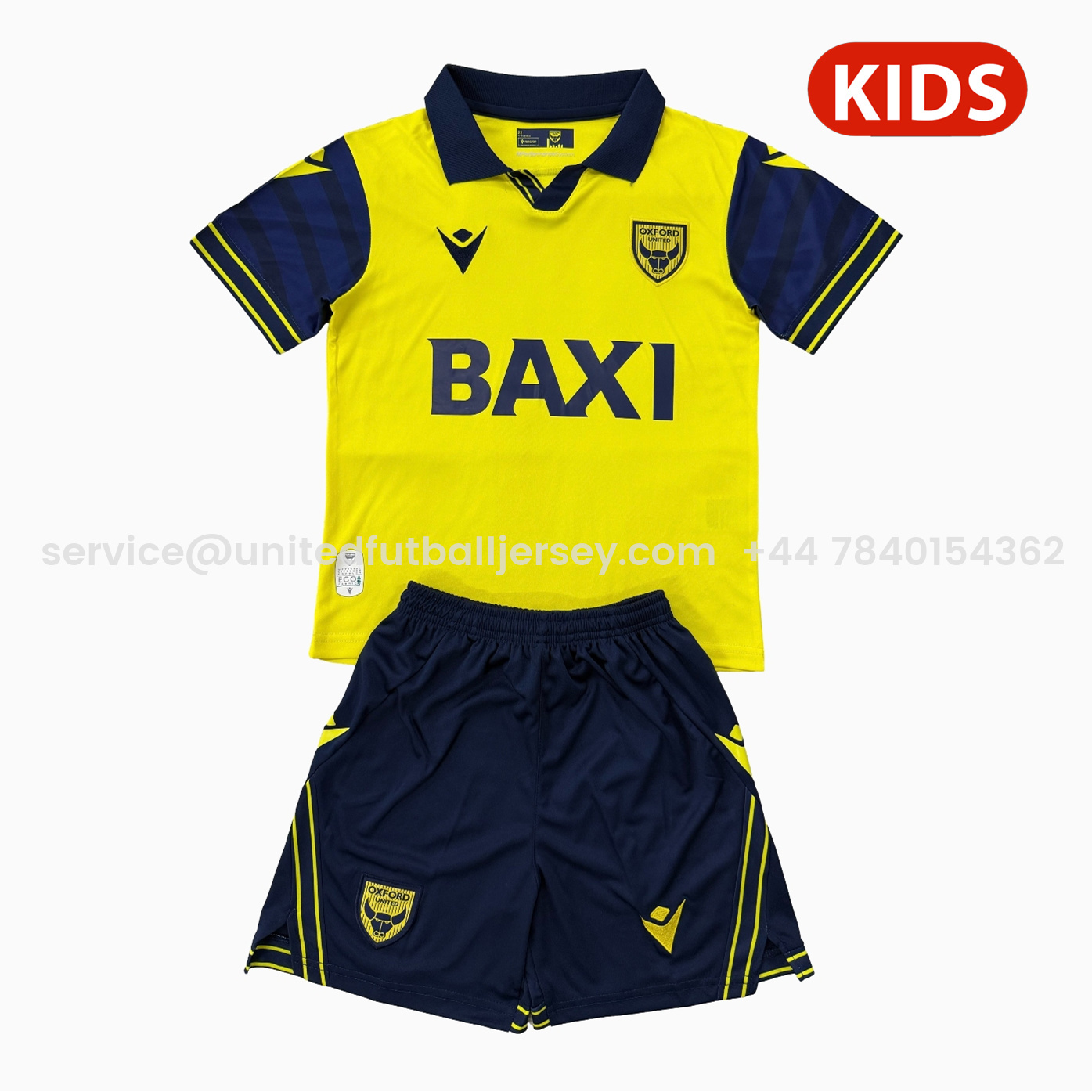 Oxford United 25-26 Home Kids Kit - ManixJersey