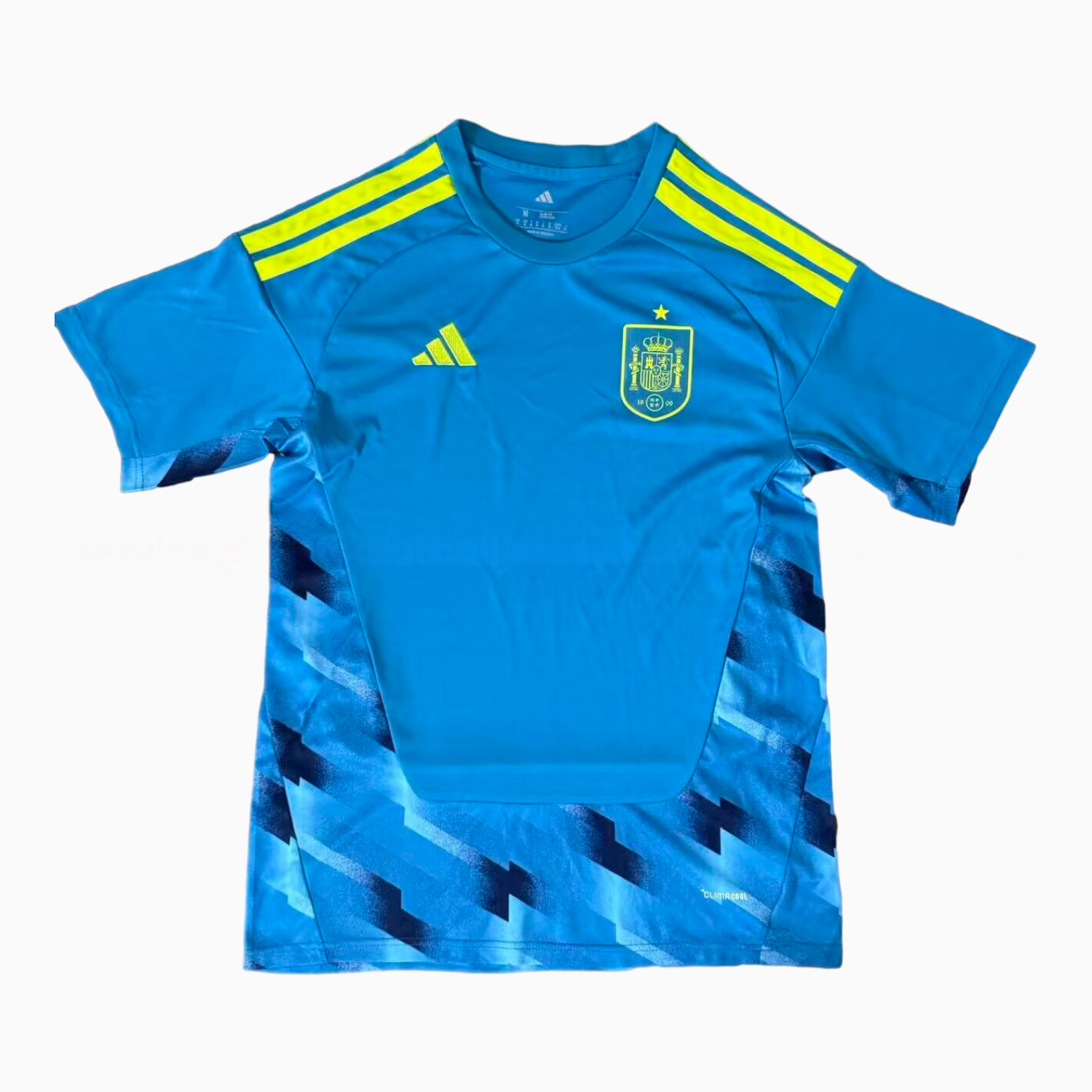 Spain 2026 Goalkeeper Blue Jersey - Fans Version - ManixJersey