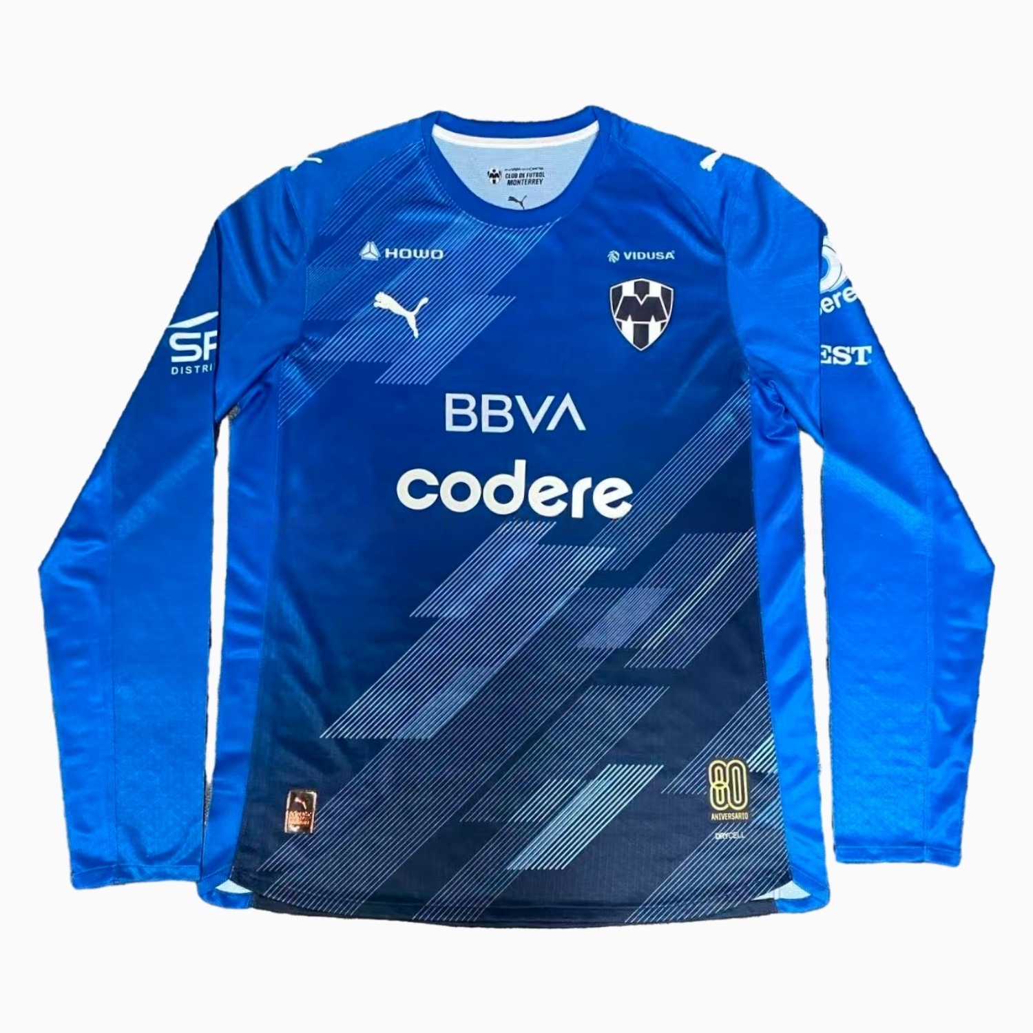 Rayados Monterrey 25-26 Third Blue Long Sleeves Jersey - Player Version - ManixJersey