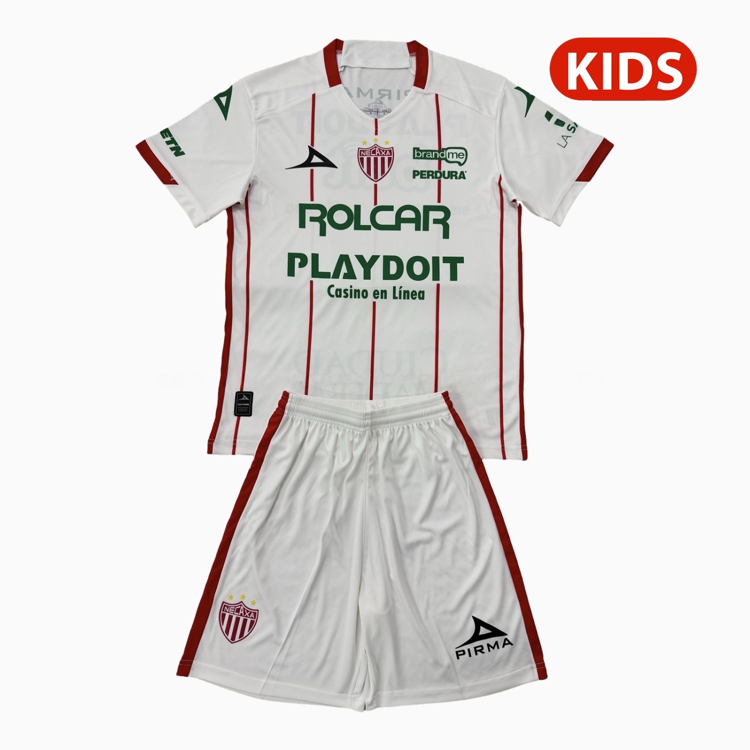 Necaxa 25-26 Home Kids Kit - ManixJersey