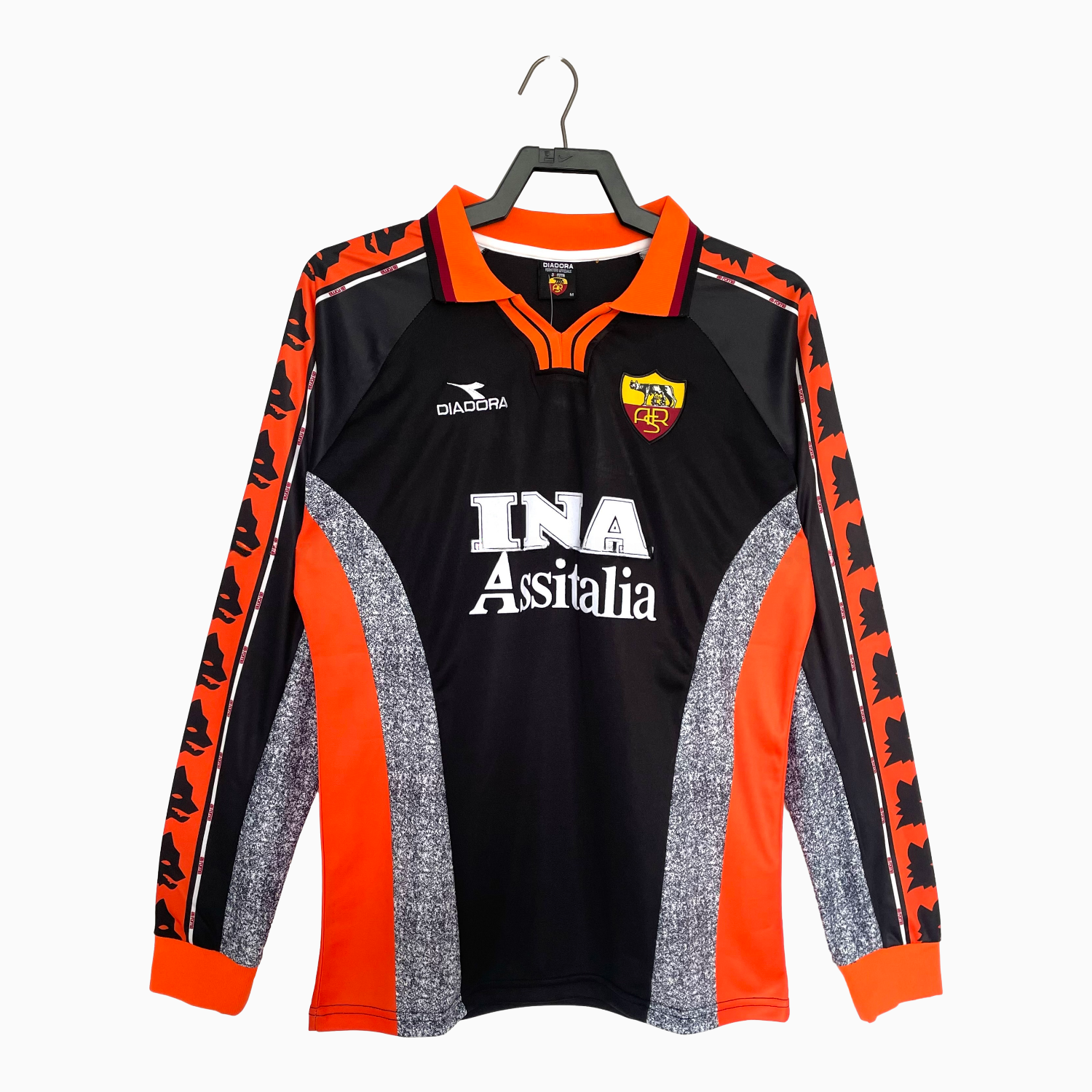 Retro Roma 1998-99 Third Long Sleeves Jersey - ManixJersey