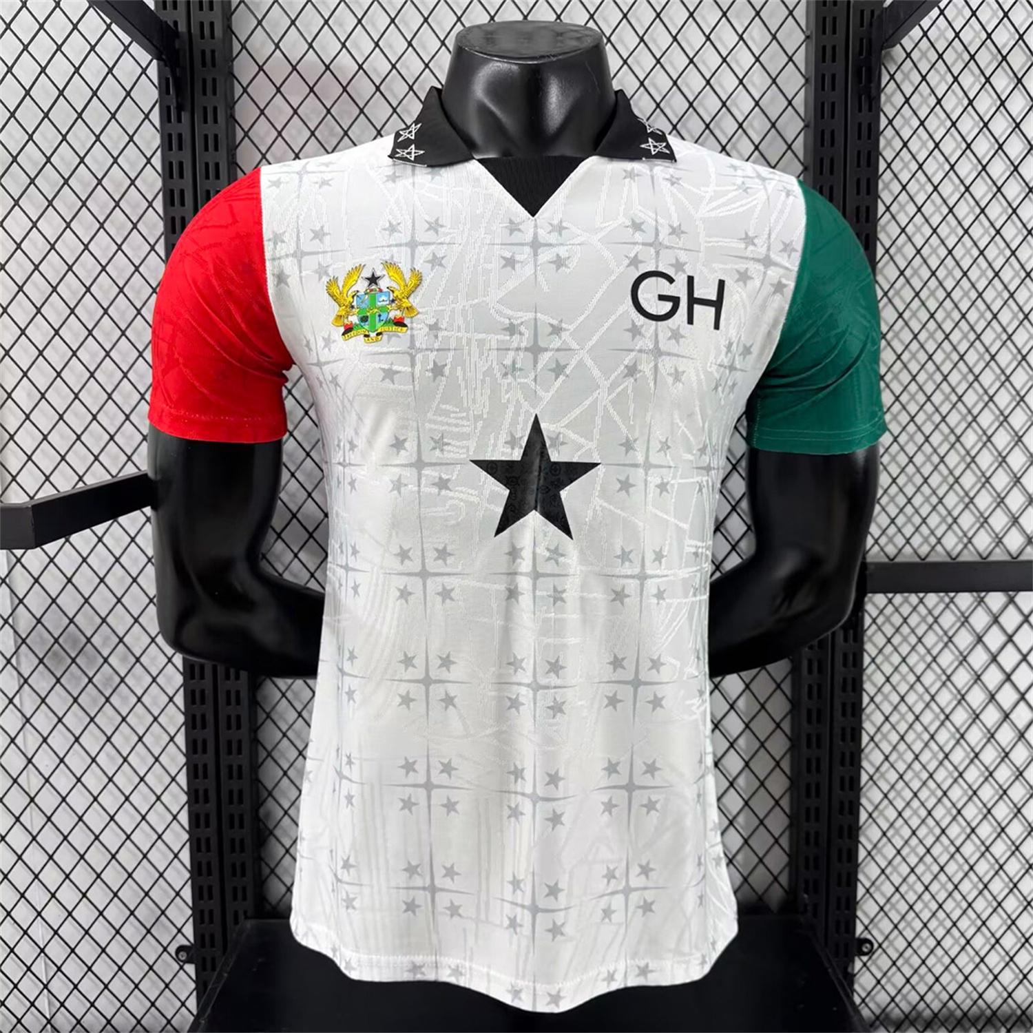 Ghana 2026 Coat Of Arms White Special Jersey - Player Version - ManixJersey
