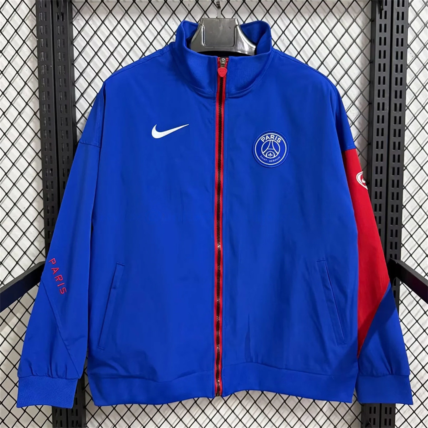Paris Saint-Germain PSG 25-26 Windbreaker Jacket - Blue - ManixJersey