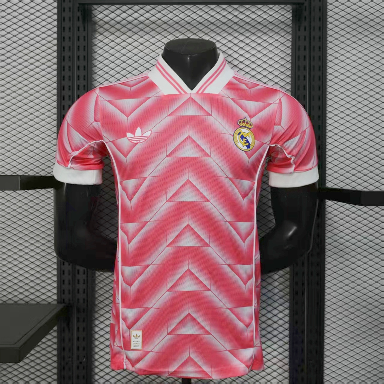 Real Madrid 25-26 Refracted Pink Light White Special Jersey - Player Version - ManixJersey