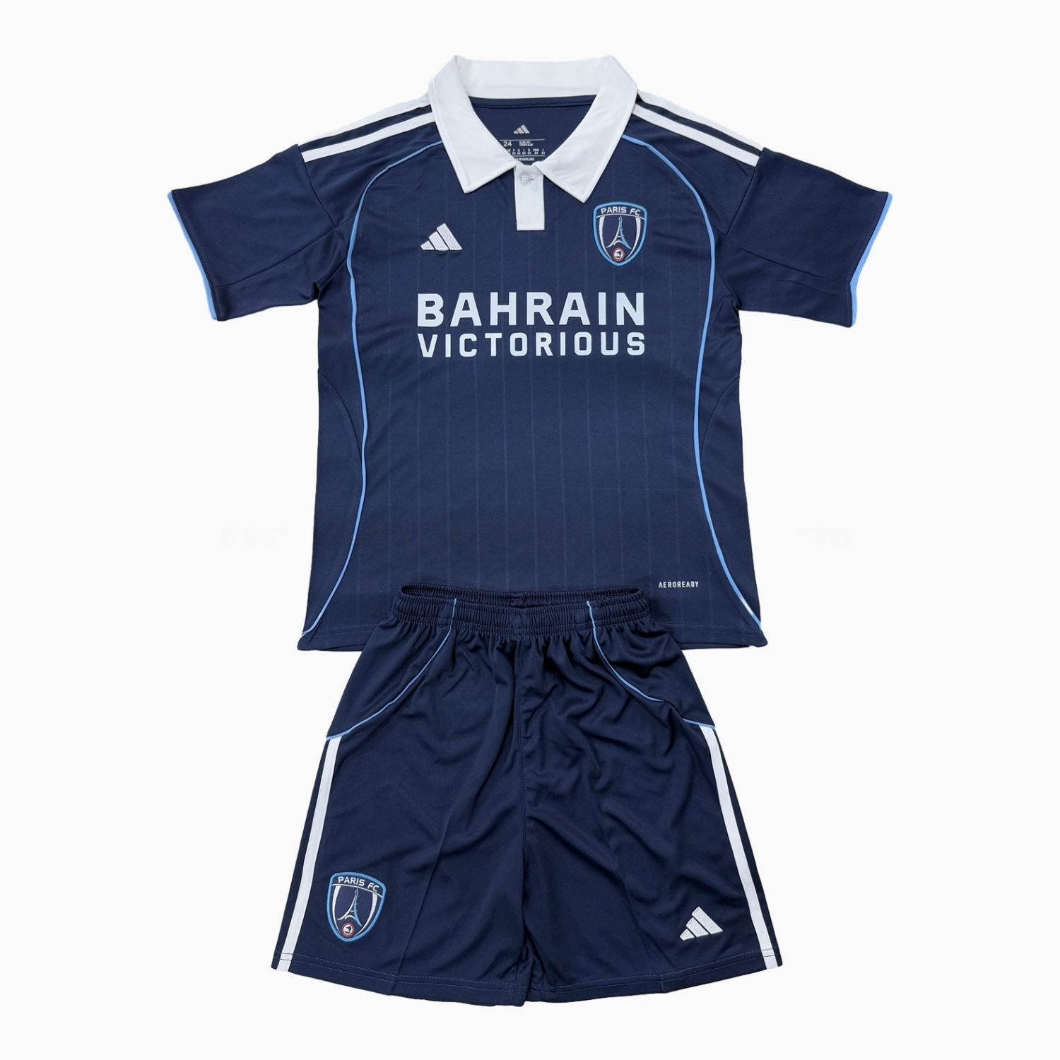 Paris FC 25-26 Home Men's Adult Jersey Set - Fans Version - ManixJersey